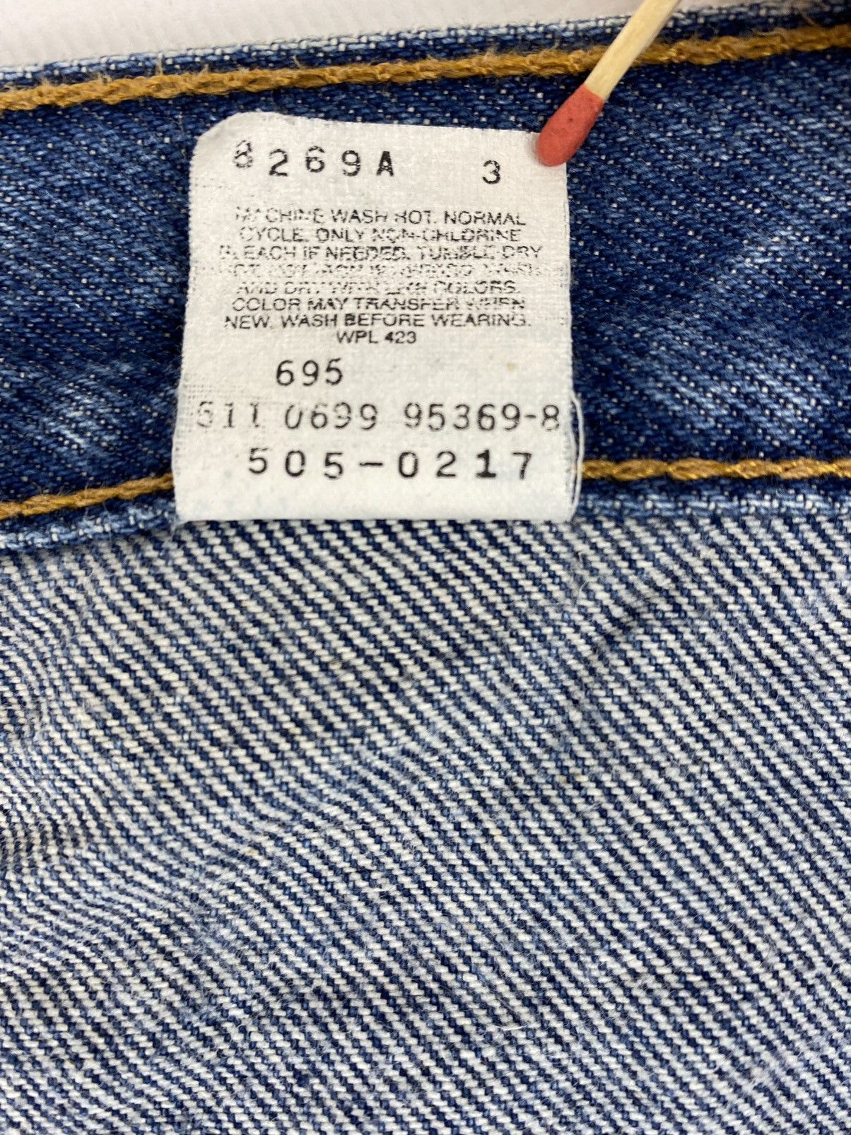 Levi's × Vintage Mens Vintage Levi’s Levis 505 Jeans Denim Made In USA Size US 38 / EU 54 - 15 Thumbnail