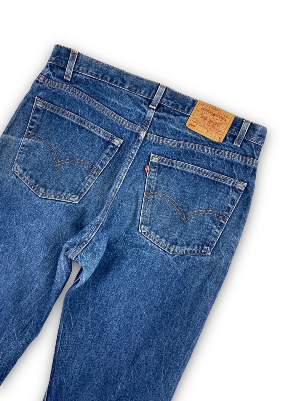 Levi's × Vintage Mens Vintage Levi’s Levis 505 Jeans Denim Made In USA Size US 38 / EU 54 - 2 Thumbnail