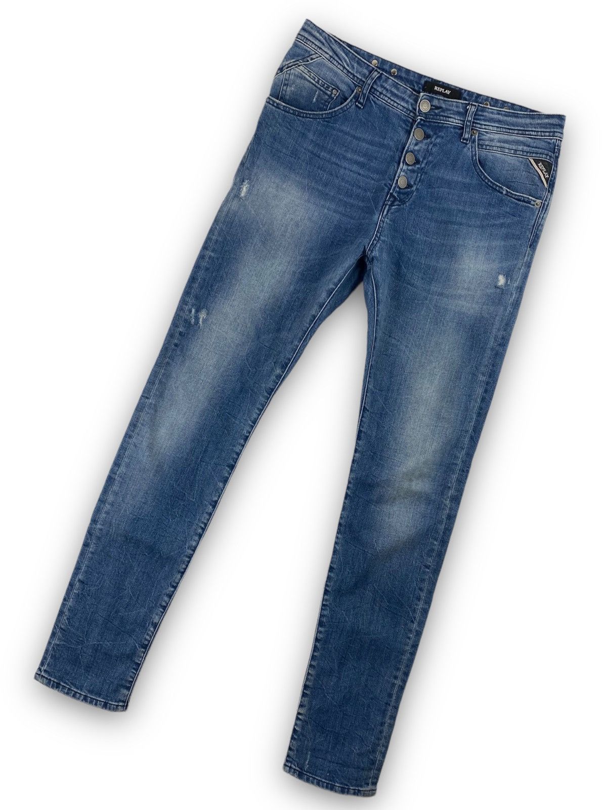 Replay Mens Replay Jeans Denim Pants Size W 32 L 32 Size US 32 / EU 48 - 2 Thumbnail