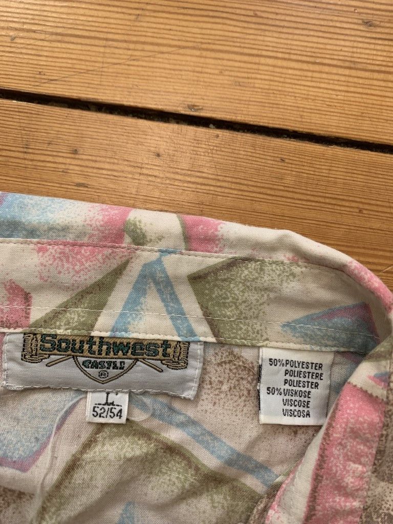 Japanese Brand × Vintage Vintage 70s Bogo Aztec California Polo Shirt Size US L / EU 52-54 / 3 - 5 Thumbnail