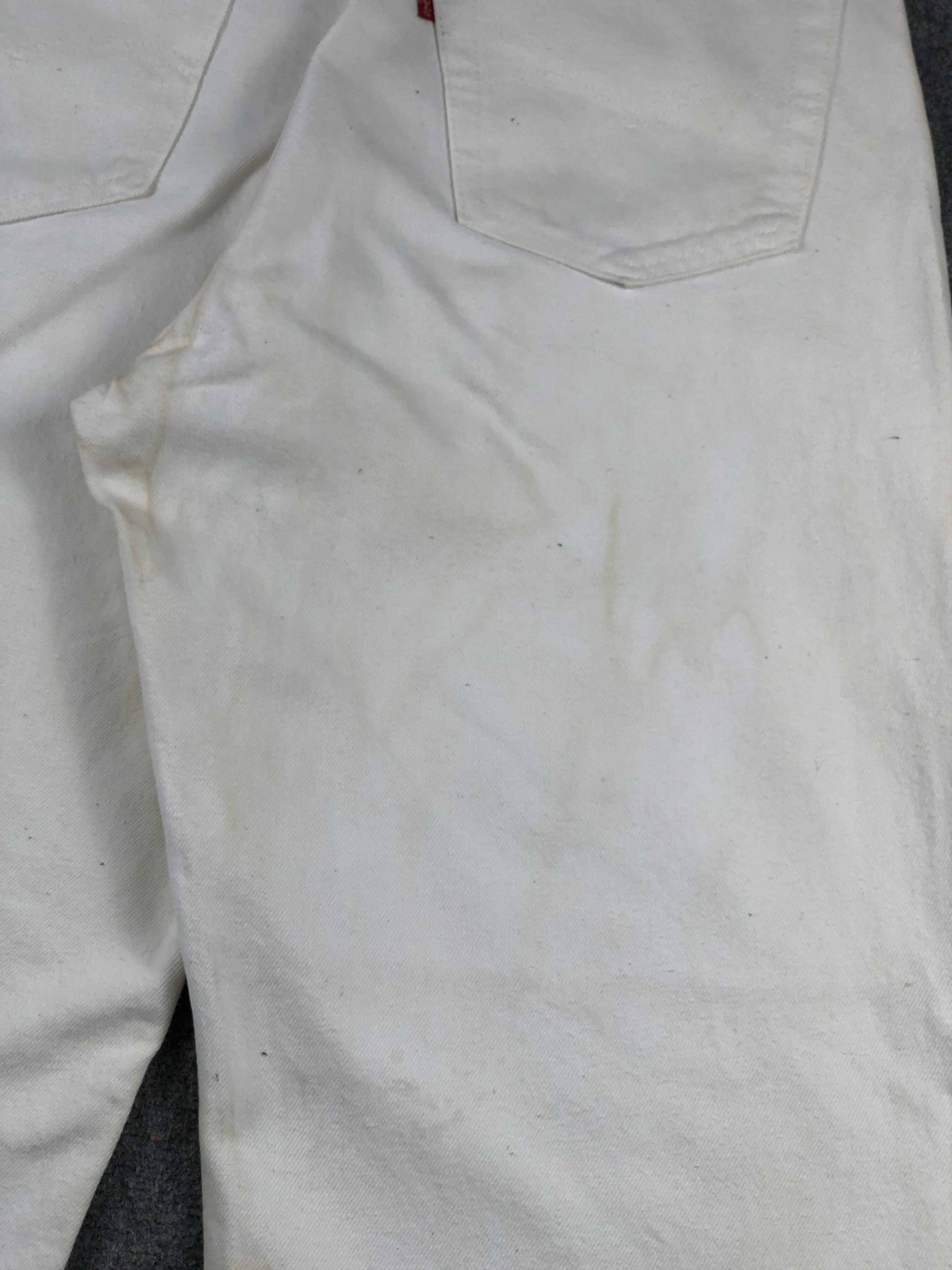 Levi's Vintage 90s Levis 550 Dirty White Colour Jeans DP2389 Size US 36 / EU 52 - 18 Thumbnail