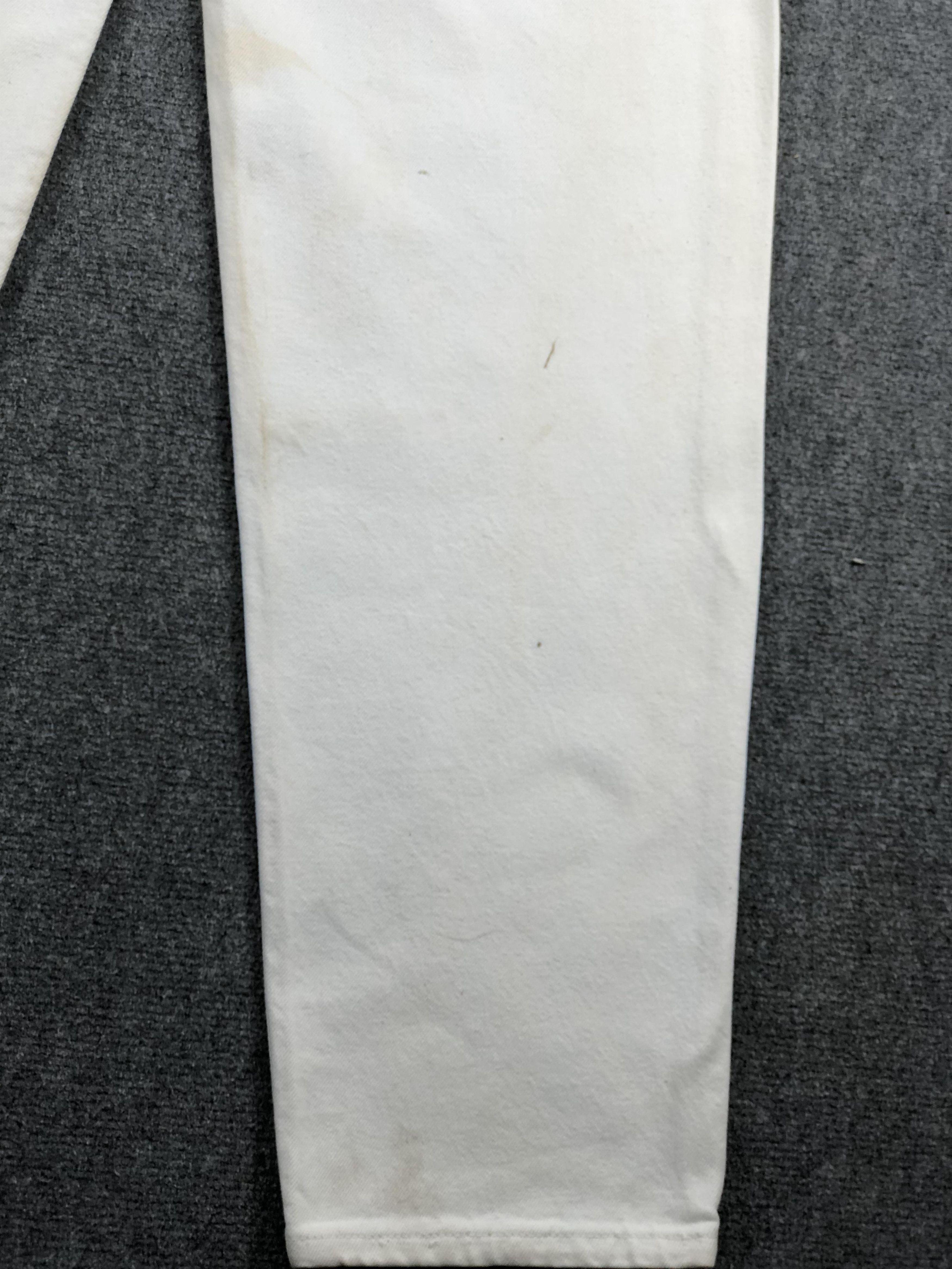 Levi's Vintage 90s Levis 550 Dirty White Colour Jeans DP2389 Size US 36 / EU 52 - 20 Thumbnail