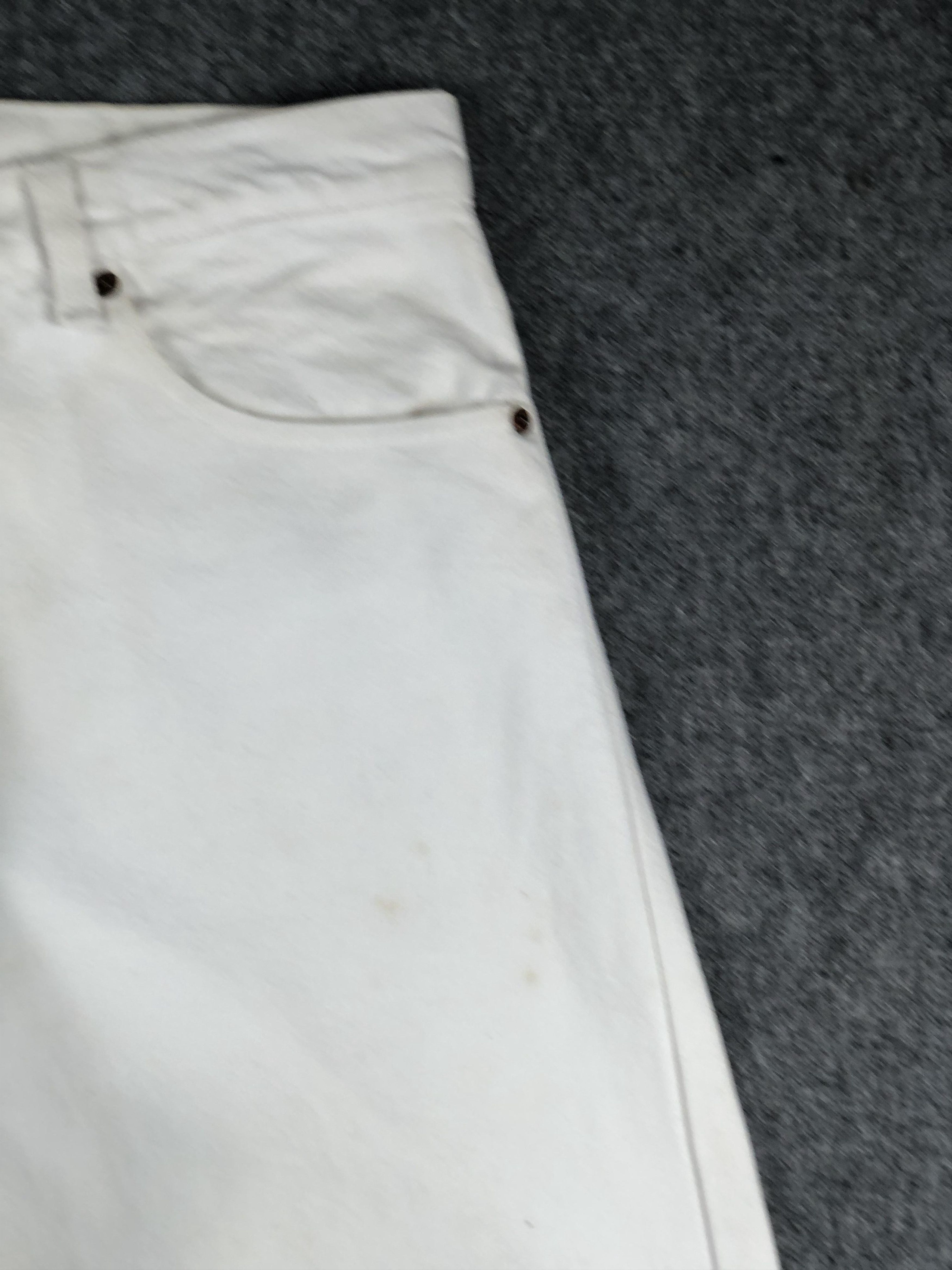 Levi's Vintage 90s Levis 550 Dirty White Colour Jeans DP2389 Size US 36 / EU 52 - 11 Thumbnail