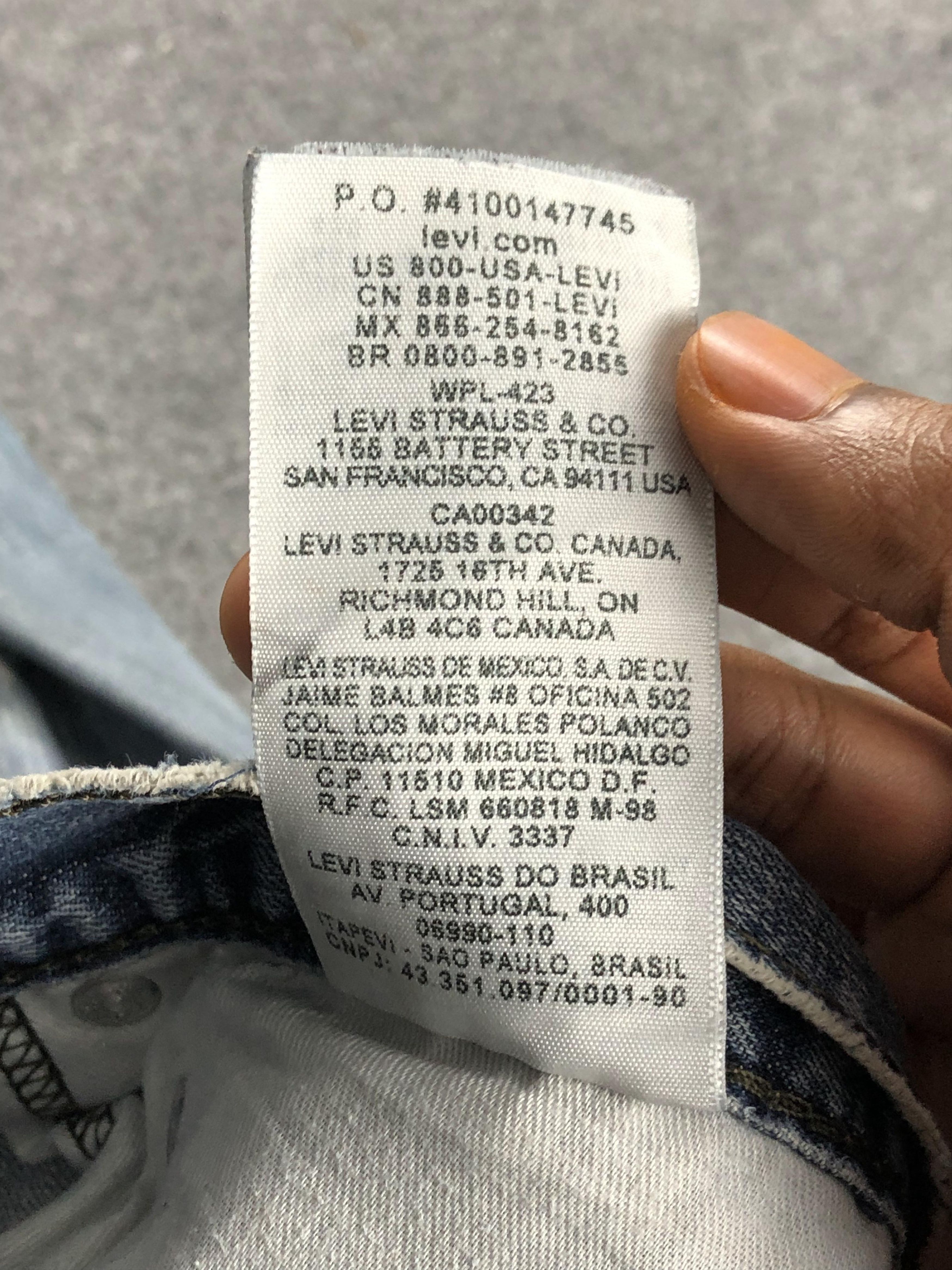 Levi's Vintage Distressed Levis 569 Baggy Faded Blue Jeans DP2390 Size US 36 / EU 52 - 8 Thumbnail