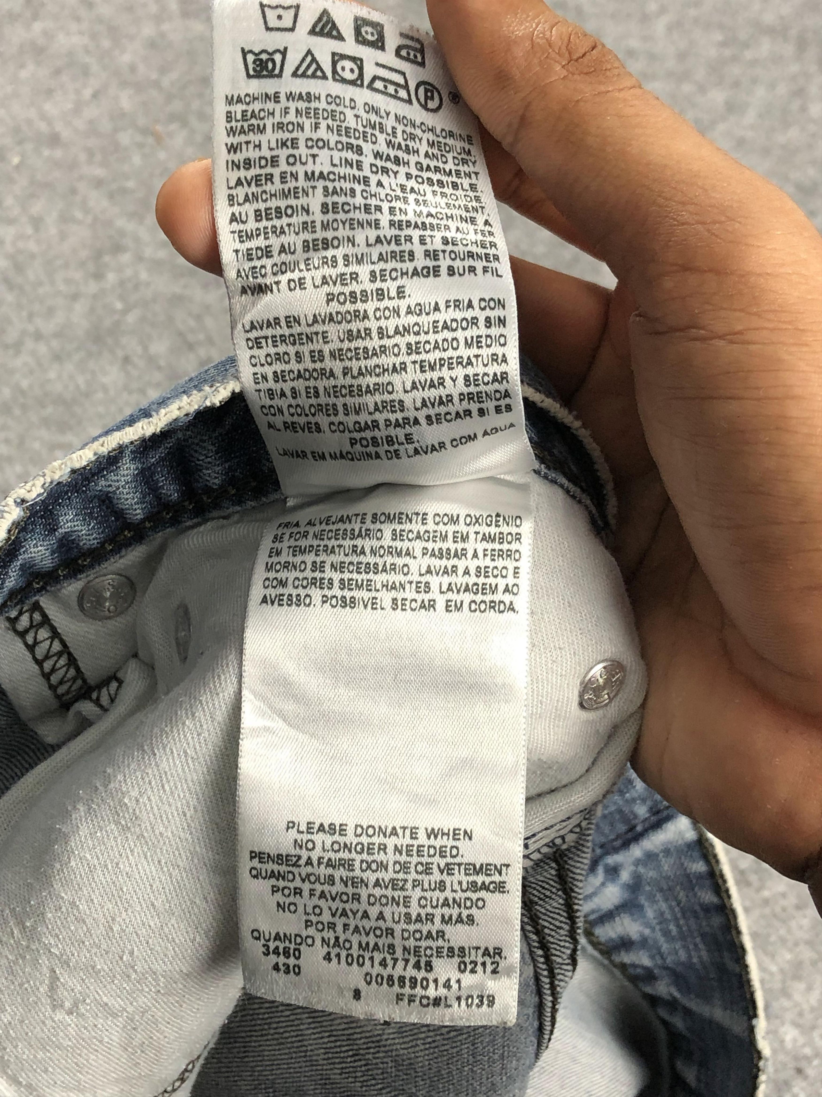 Levi's Vintage Distressed Levis 569 Baggy Faded Blue Jeans DP2390 Size US 36 / EU 52 - 7 Thumbnail