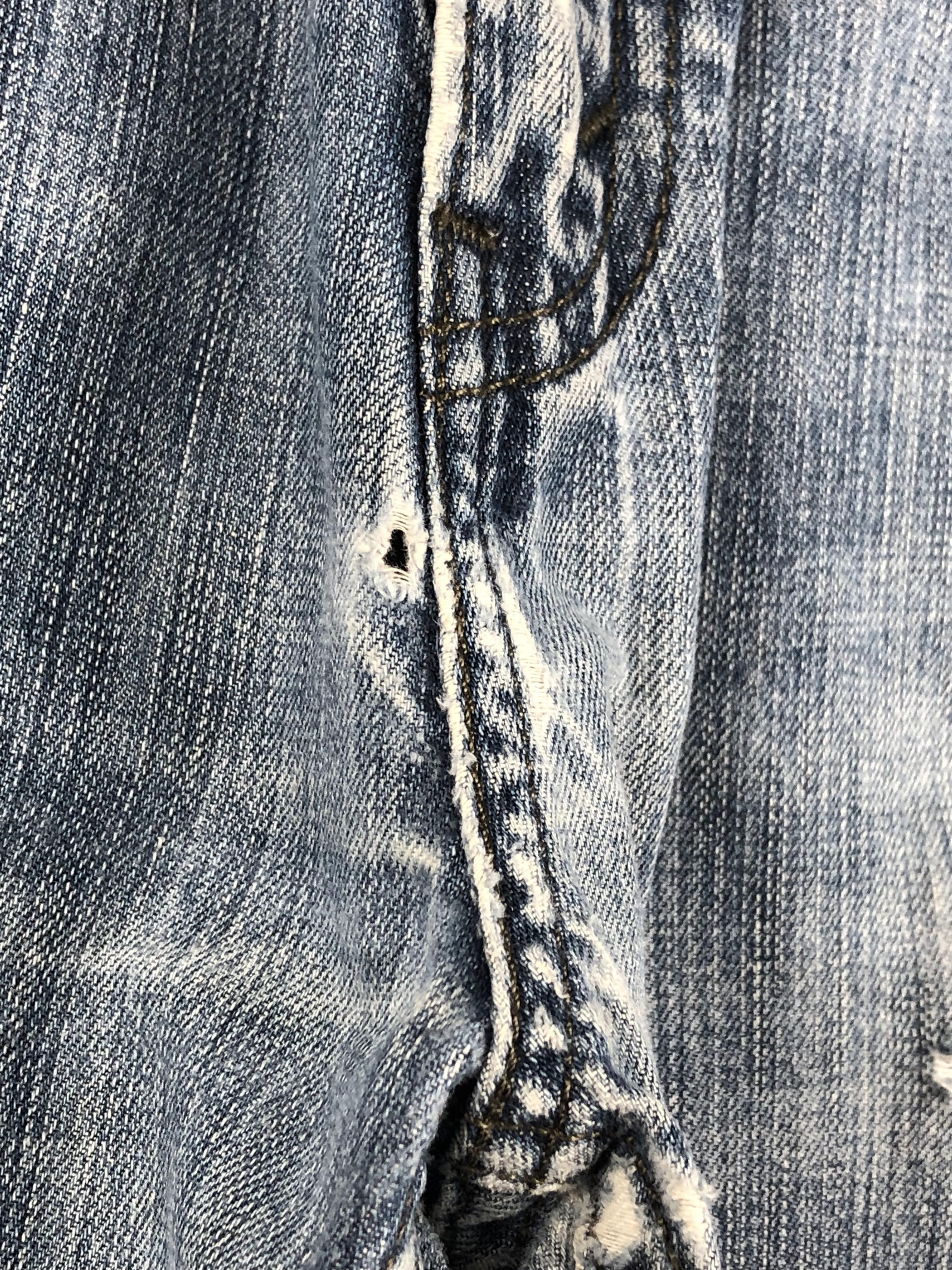 Levi's Vintage Distressed Levis 569 Baggy Faded Blue Jeans DP2390 Size US 36 / EU 52 - 17 Thumbnail
