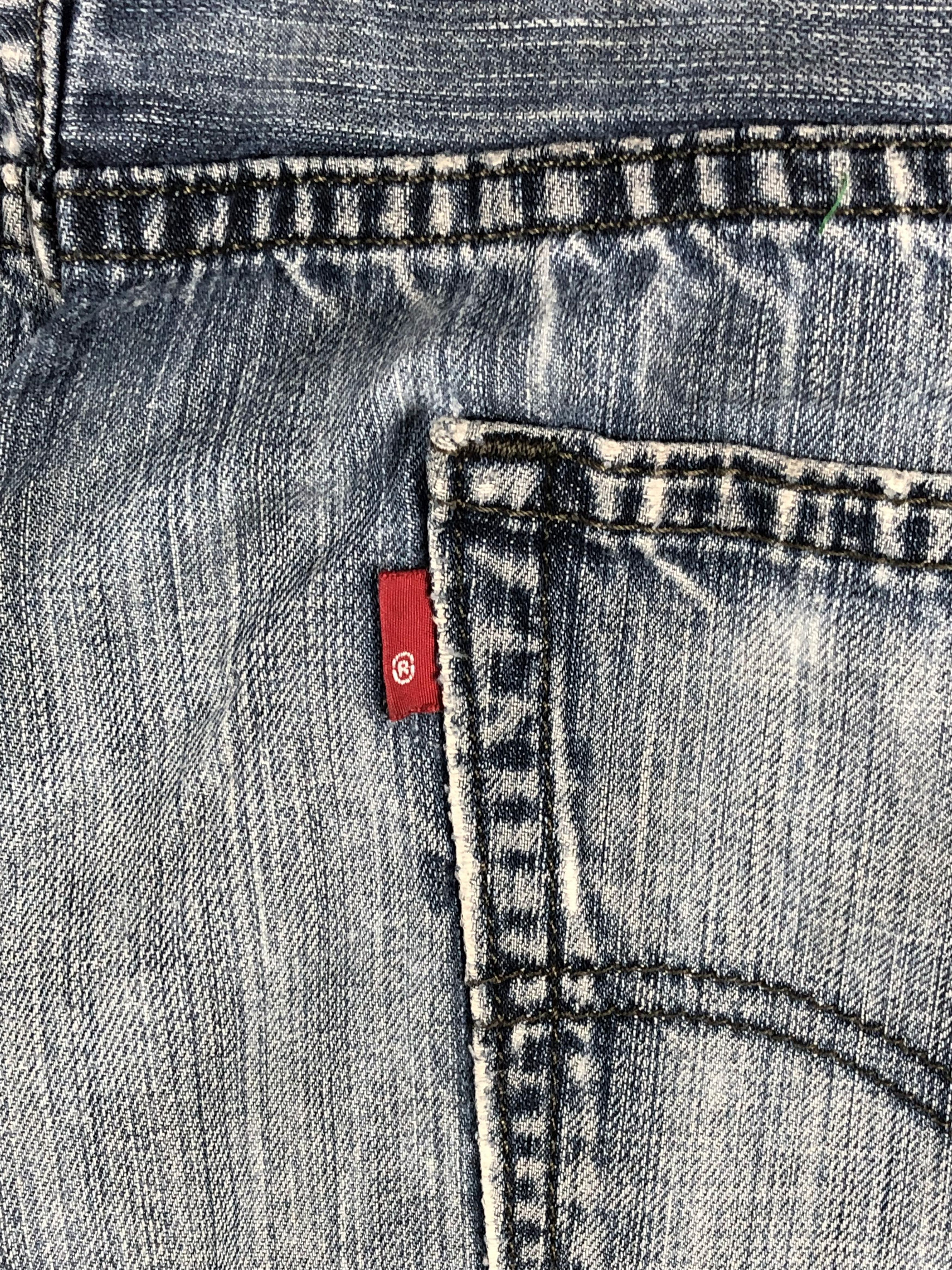 Levi's Vintage Distressed Levis 569 Baggy Faded Blue Jeans DP2390 Size US 36 / EU 52 - 9 Thumbnail