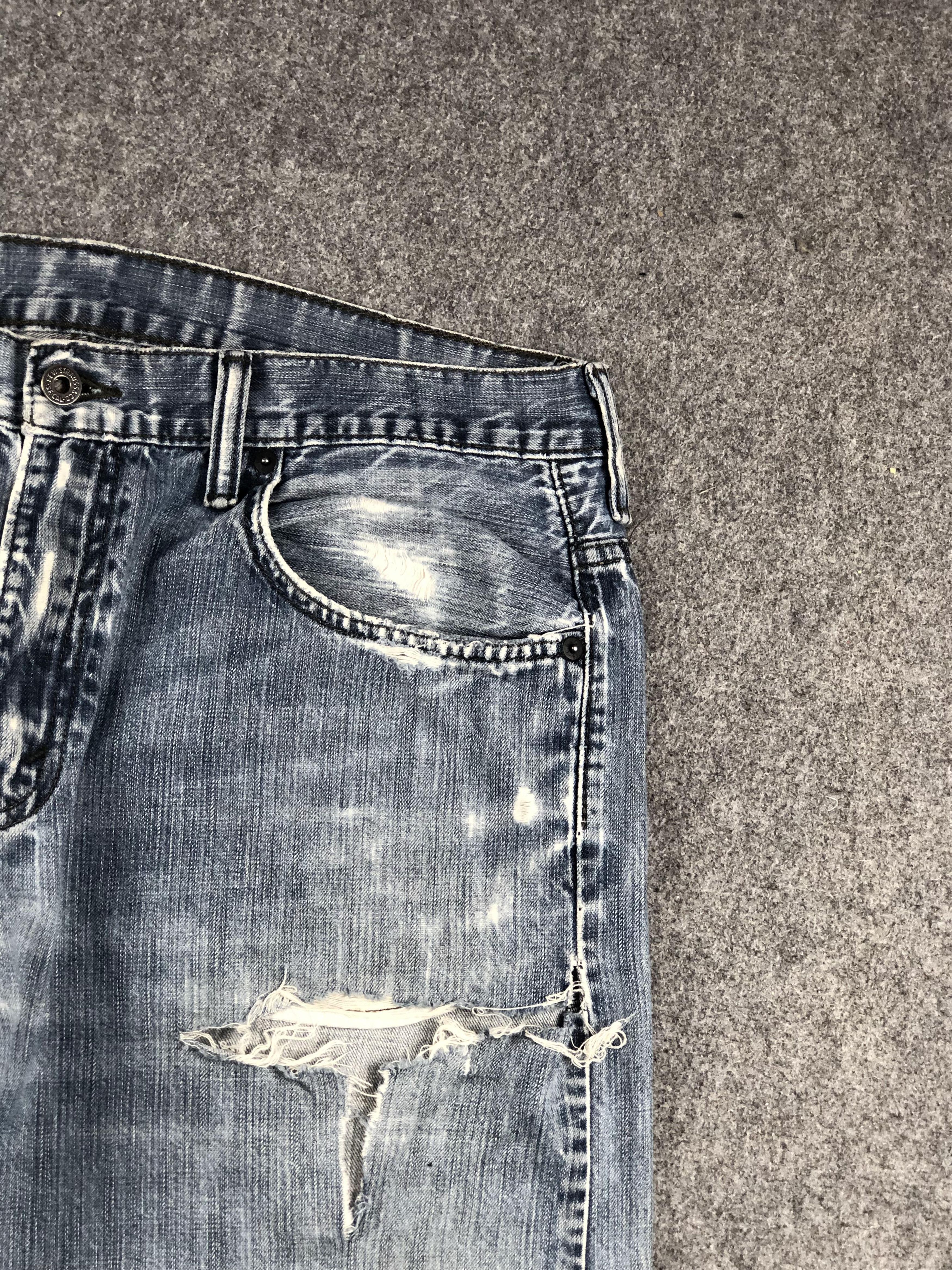 Levi's Vintage Distressed Levis 569 Baggy Faded Blue Jeans DP2390 Size US 36 / EU 52 - 12 Thumbnail