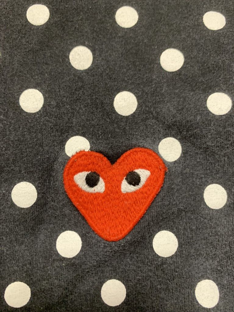 Comme des Garcons × Comme des Garcons PLAY Comme Des Garcon PLAY Black with White Dots Longsleeve Shirt Size US S / EU 44-46 / 1 - 4 Thumbnail