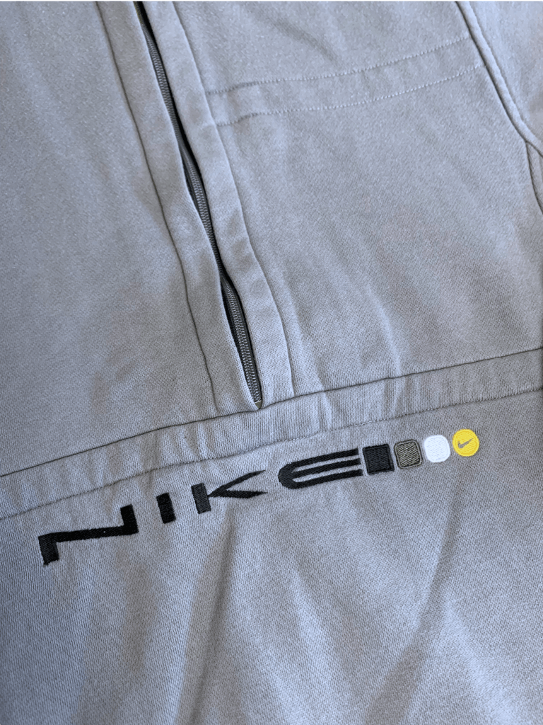 Nike × Vintage 90s Nike Embroidery Logo Half Zip Vintage Turtleneck Size US S / EU 44-46 / 1 - 5 Thumbnail