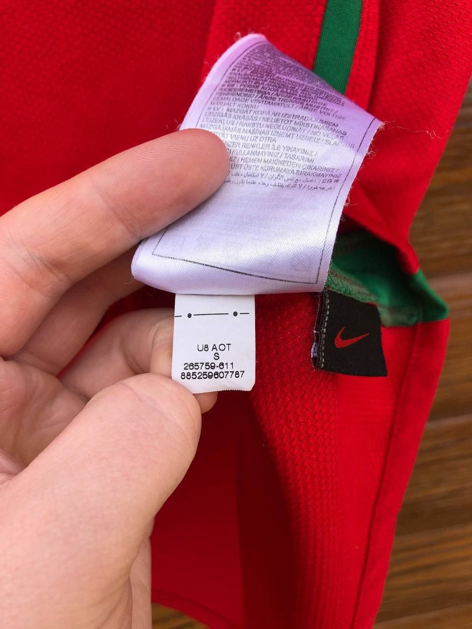 Nike Portugal Nike home football shirt soccer jersey Size US S / EU 44-46 / 1 - 5 Thumbnail