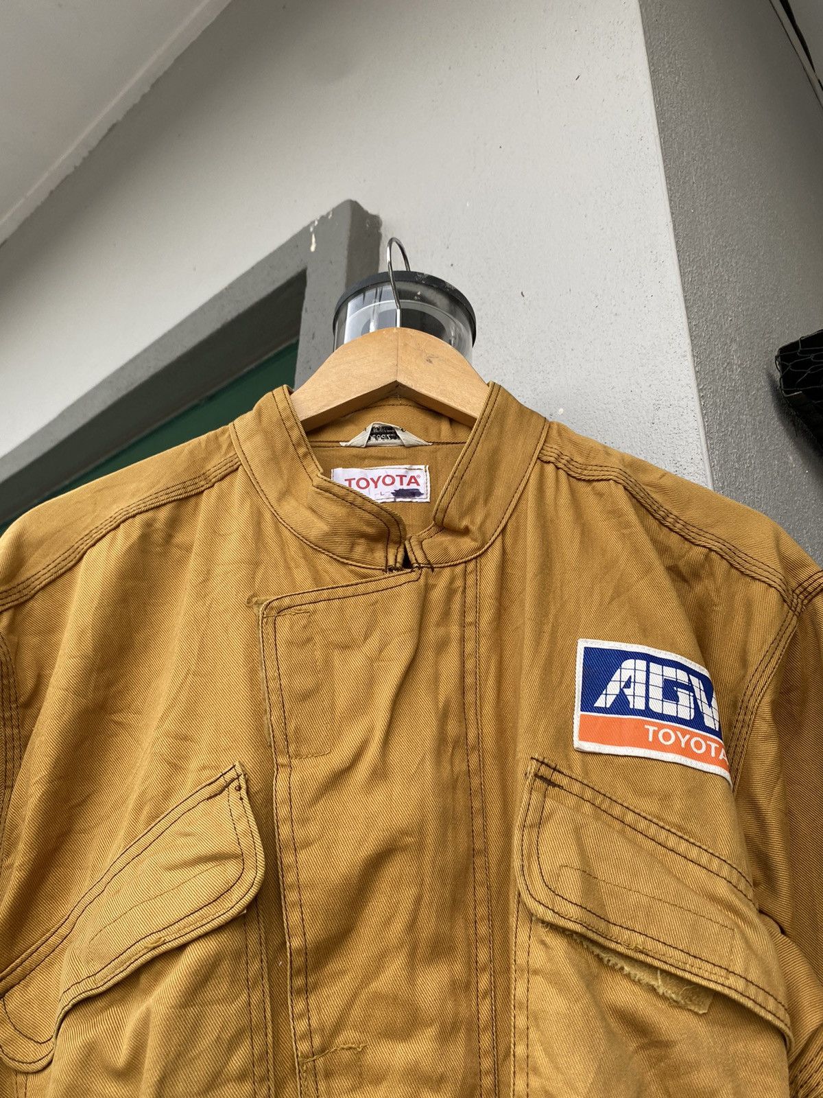 Japanese Brand × Vintage VINTAGE TOYOTA AGVS YELLOW COVERALL Size US L / EU 52-54 / 3 - 3 Thumbnail