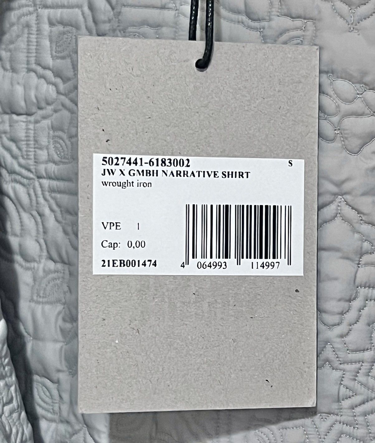 GmbH × Jack Wolfskin JackWolfskin X GMBH Narrative Shirt Wrought Iron Size US S / EU 44-46 / 1 - 10 Thumbnail