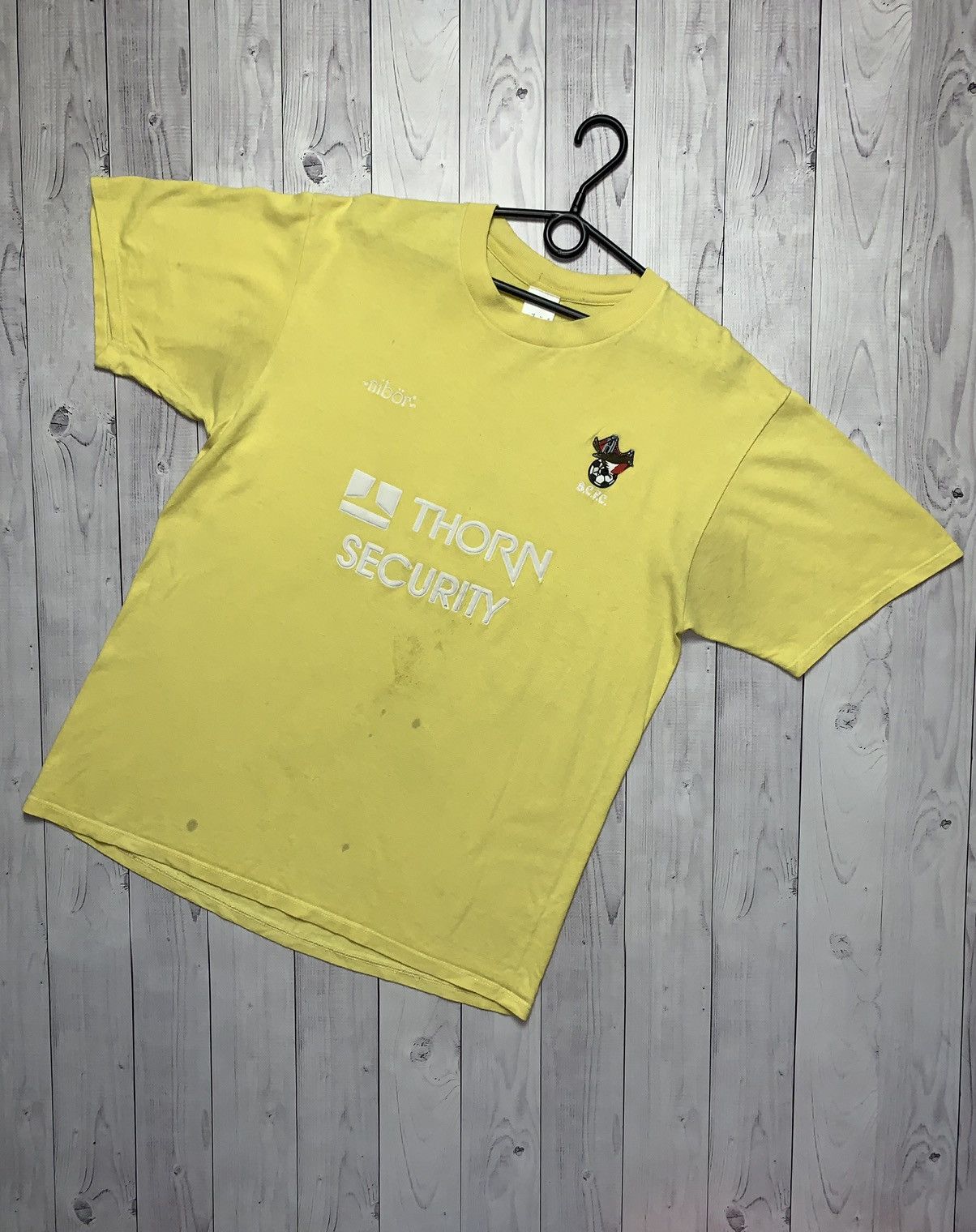 Vintage Vintage Bristol City soccer tee yellow rare size XL Size US XL / EU 56 / 4 - 1 Thumbnail
