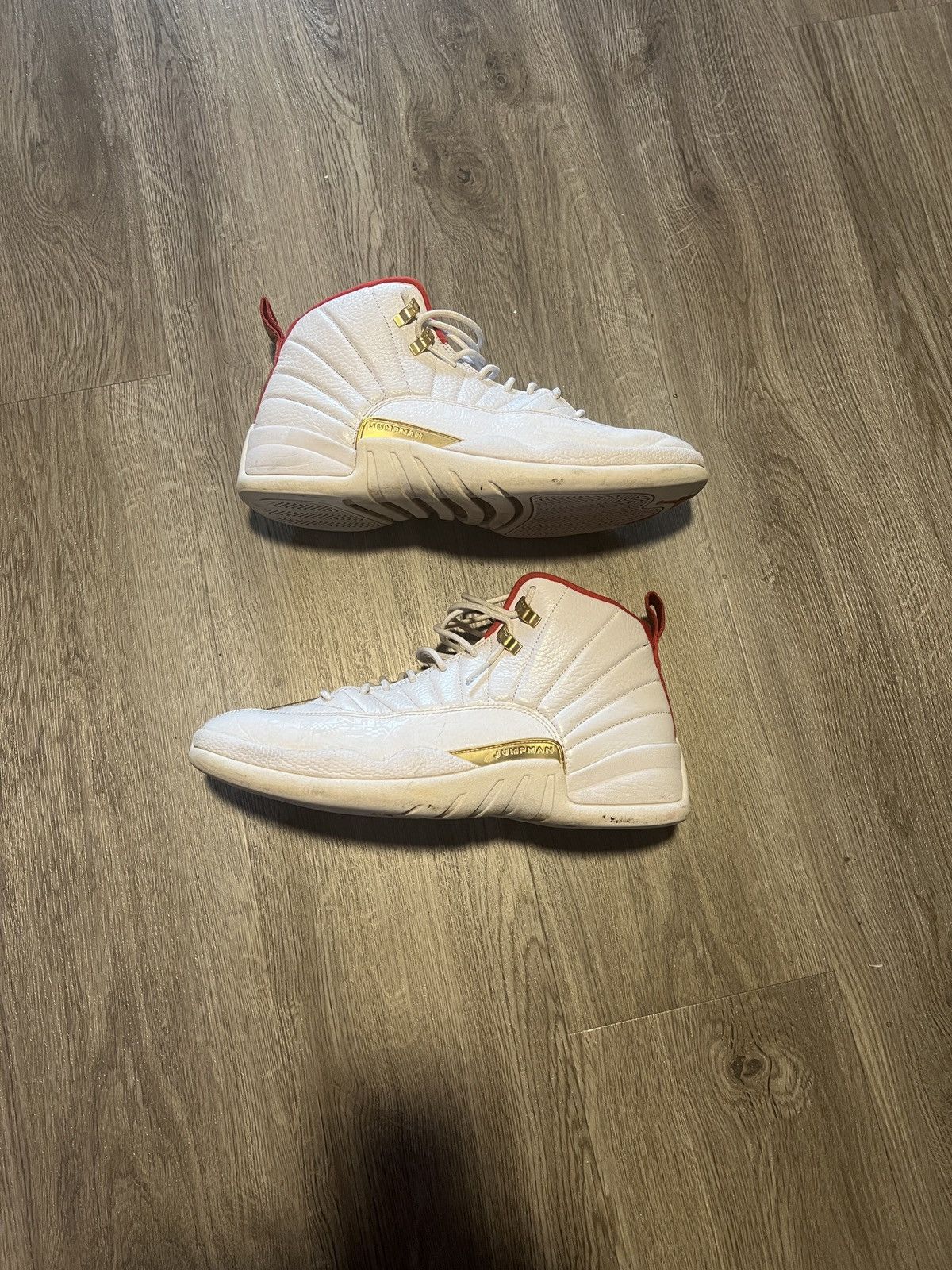 image of Jordan Nike Air Jordan 12 Retro “Fiba” Shoes in White, Men's