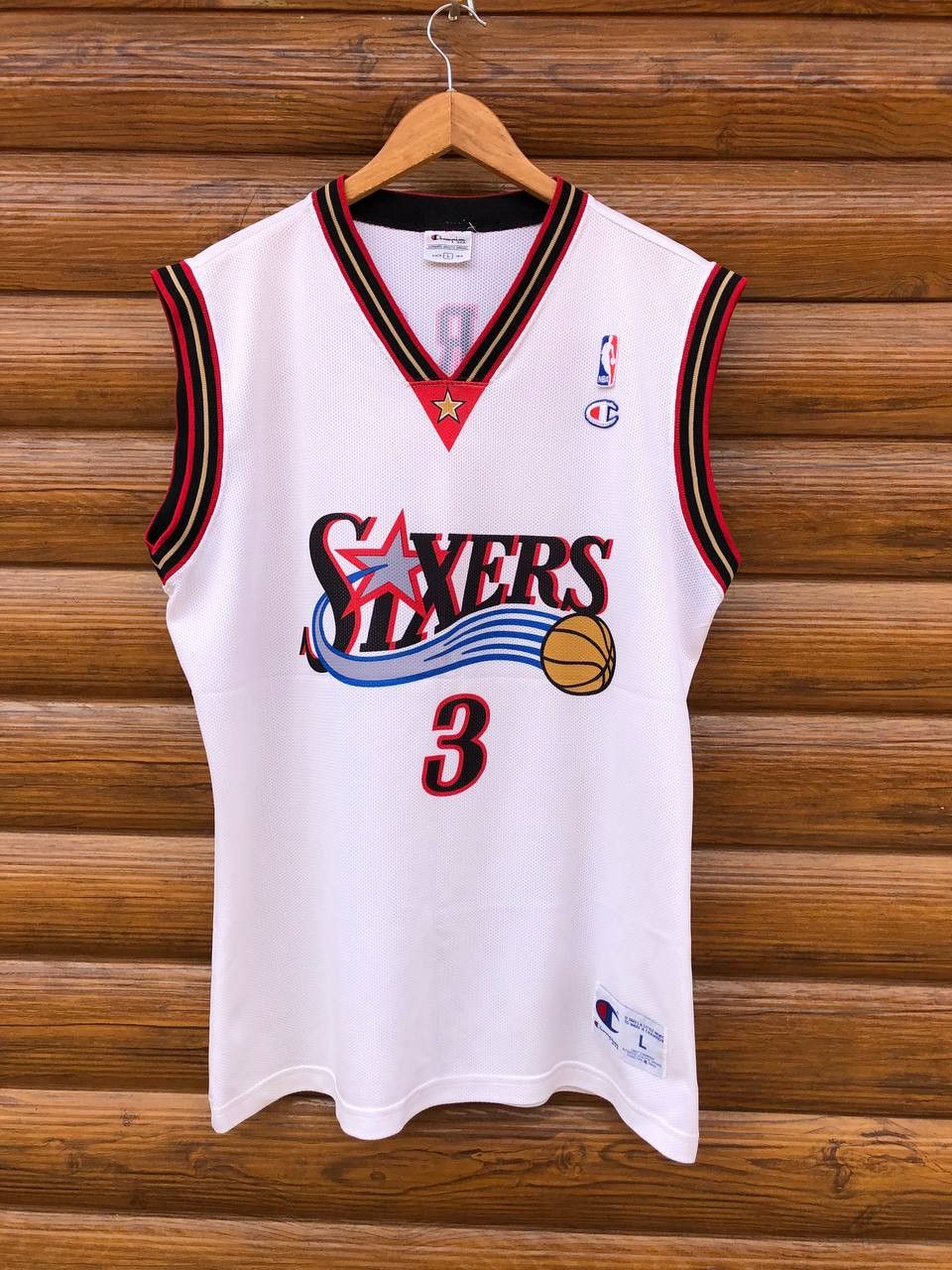 Champion Vintage Champion NBA Philadelphia 76ers Allen Iverson Jersey Size US L / EU 52-54 / 3 - 1 Thumbnail