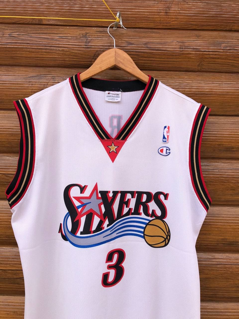 Champion Vintage Champion NBA Philadelphia 76ers Allen Iverson Jersey Size US L / EU 52-54 / 3 - 2 Thumbnail