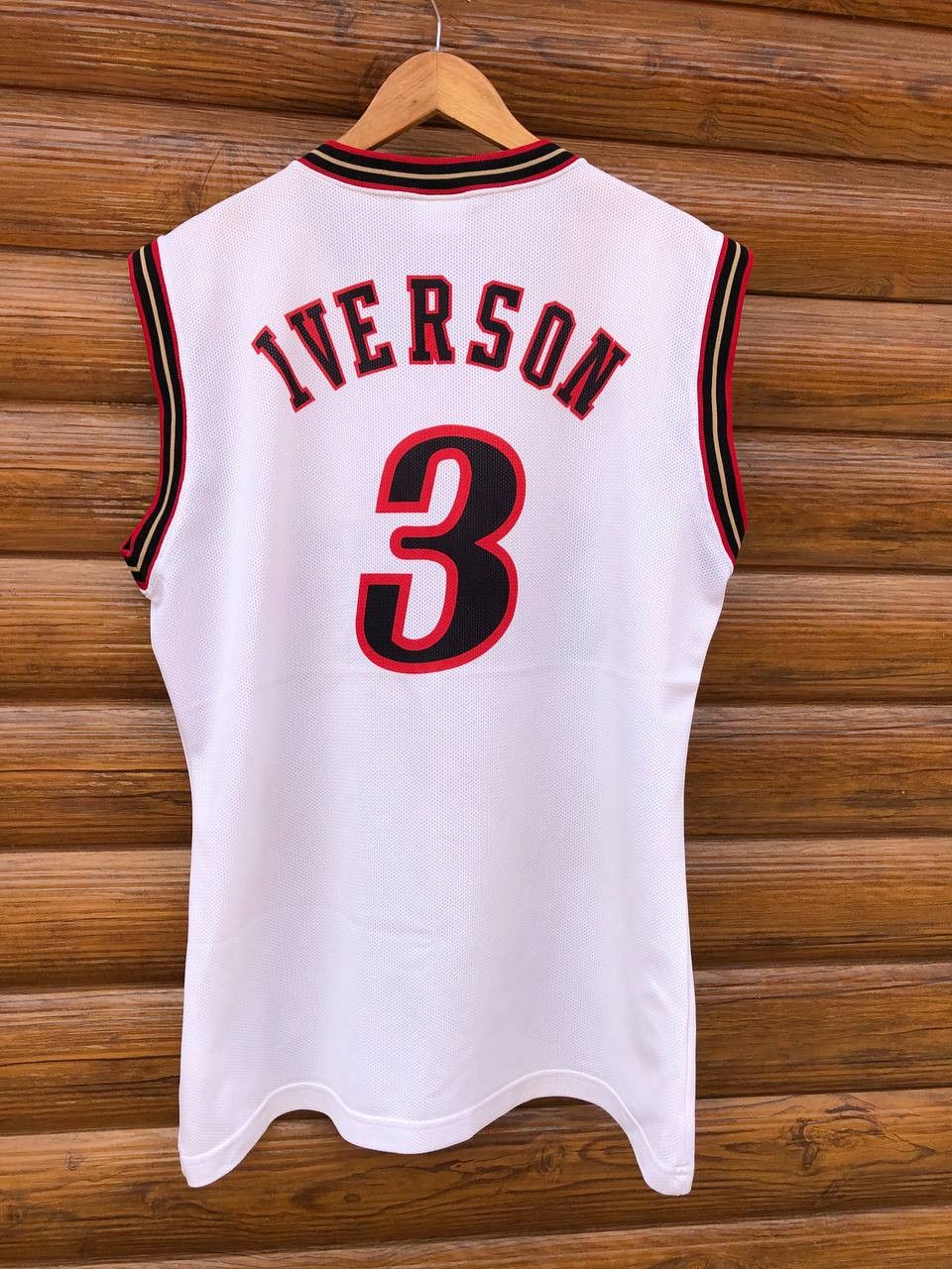 Champion Vintage Champion NBA Philadelphia 76ers Allen Iverson Jersey Size US L / EU 52-54 / 3 - 3 Thumbnail
