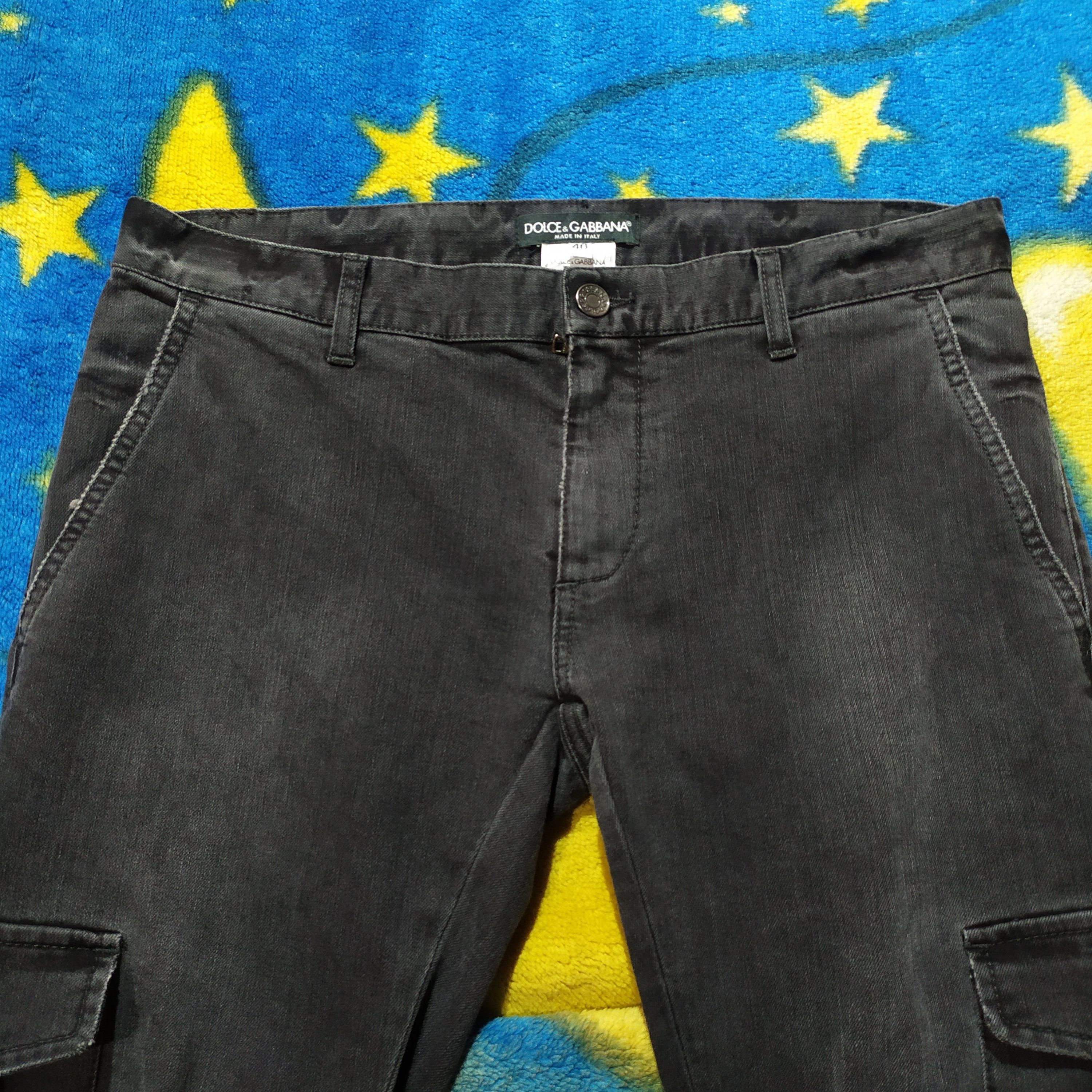 Dolce & Gabbana Denim Cargo Pants Dolce & Gabbana Size US 30 / EU 46 - 4 Thumbnail