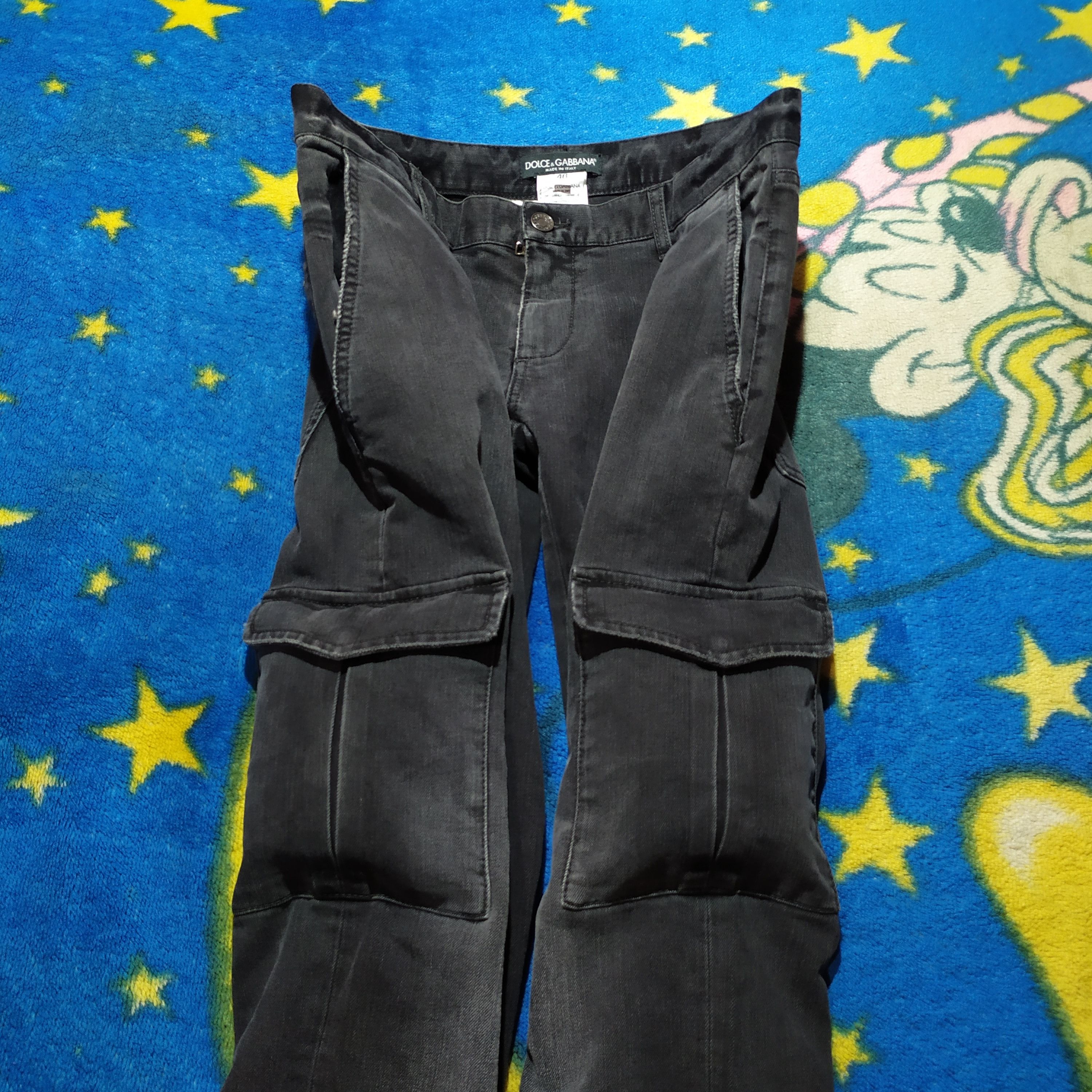 Dolce & Gabbana Denim Cargo Pants Dolce & Gabbana Size US 30 / EU 46 - 1 Thumbnail