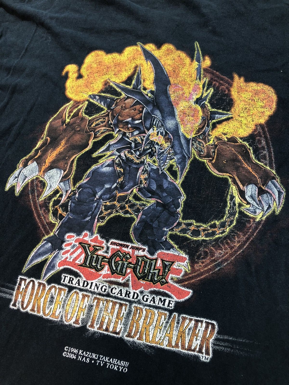 Anime × Vintage RARE! Yu-Gi-Oh (Kazuki Takahashi) Force of the Breaker tee Size US M / EU 48-50 / 2 - 9 Thumbnail