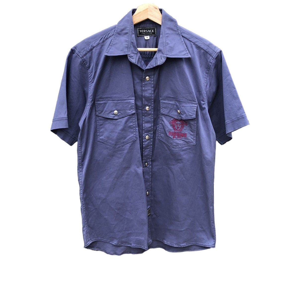 Versace Versace vintage medusa button shirts | Grailed