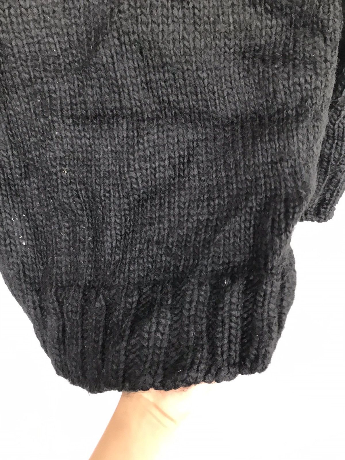 Japanese Brand × Ryuichiro Shimazaki A/W1999-2000 Ryuichiro Shimazaki homme Half Wool Knit Jacket Size US S / EU 44-46 / 1 - 11 Thumbnail