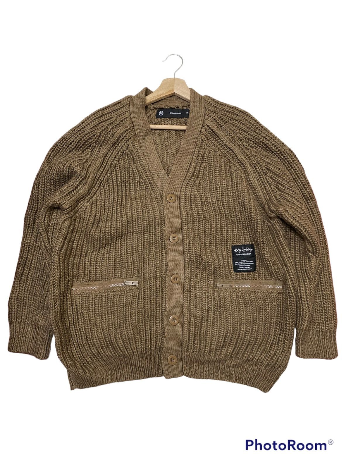 GU × Undercover GUxUNDERCOVER FREEDOM HANDKNIT CARDIGAN Size US M / EU 48-50 / 2 - 1 Thumbnail