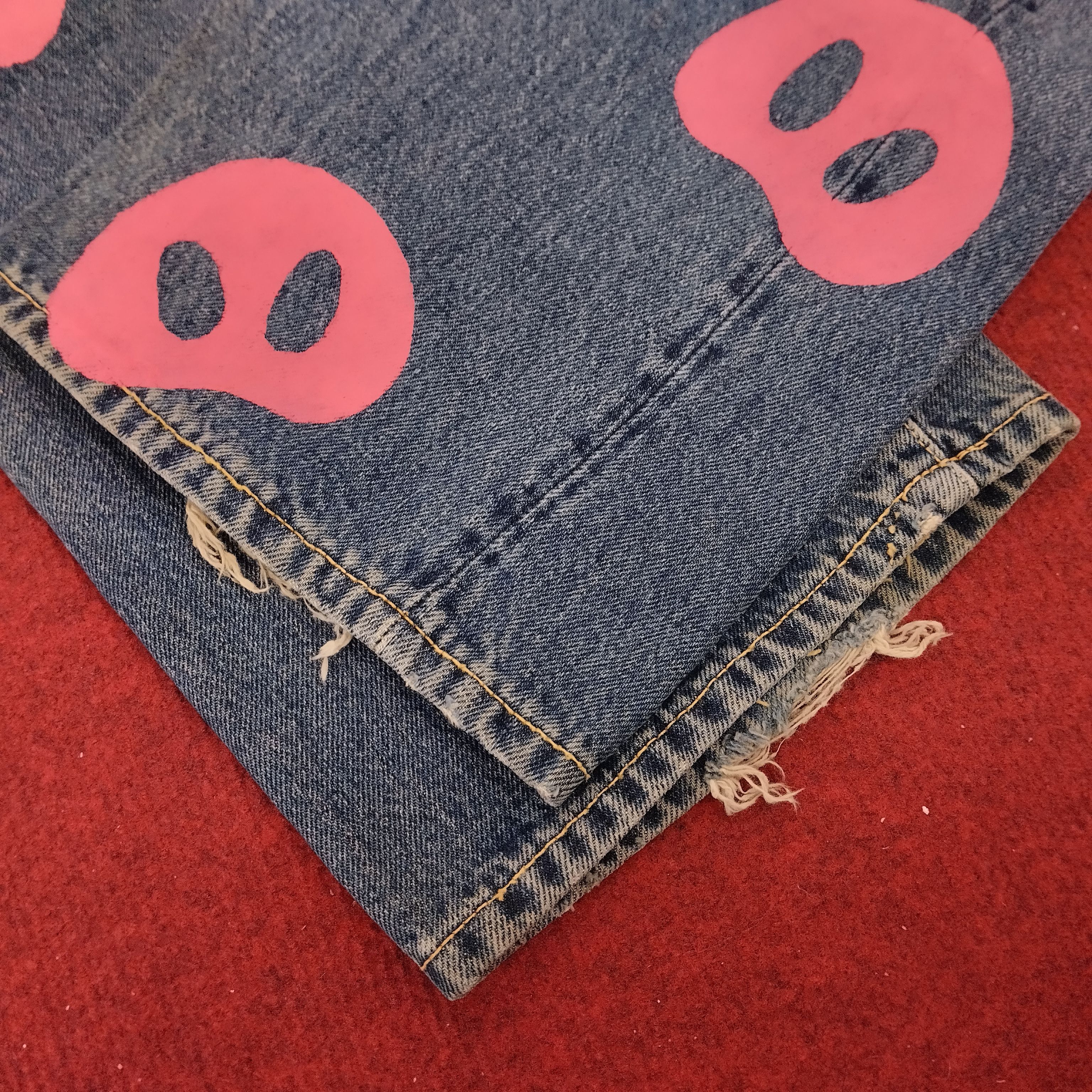 Japanese Brand × Studio D'Artisan × Vintage Studio D'Artisan Brand Custom Pig Nose Design Jeans Size US 30 / EU 46 - 12 Thumbnail