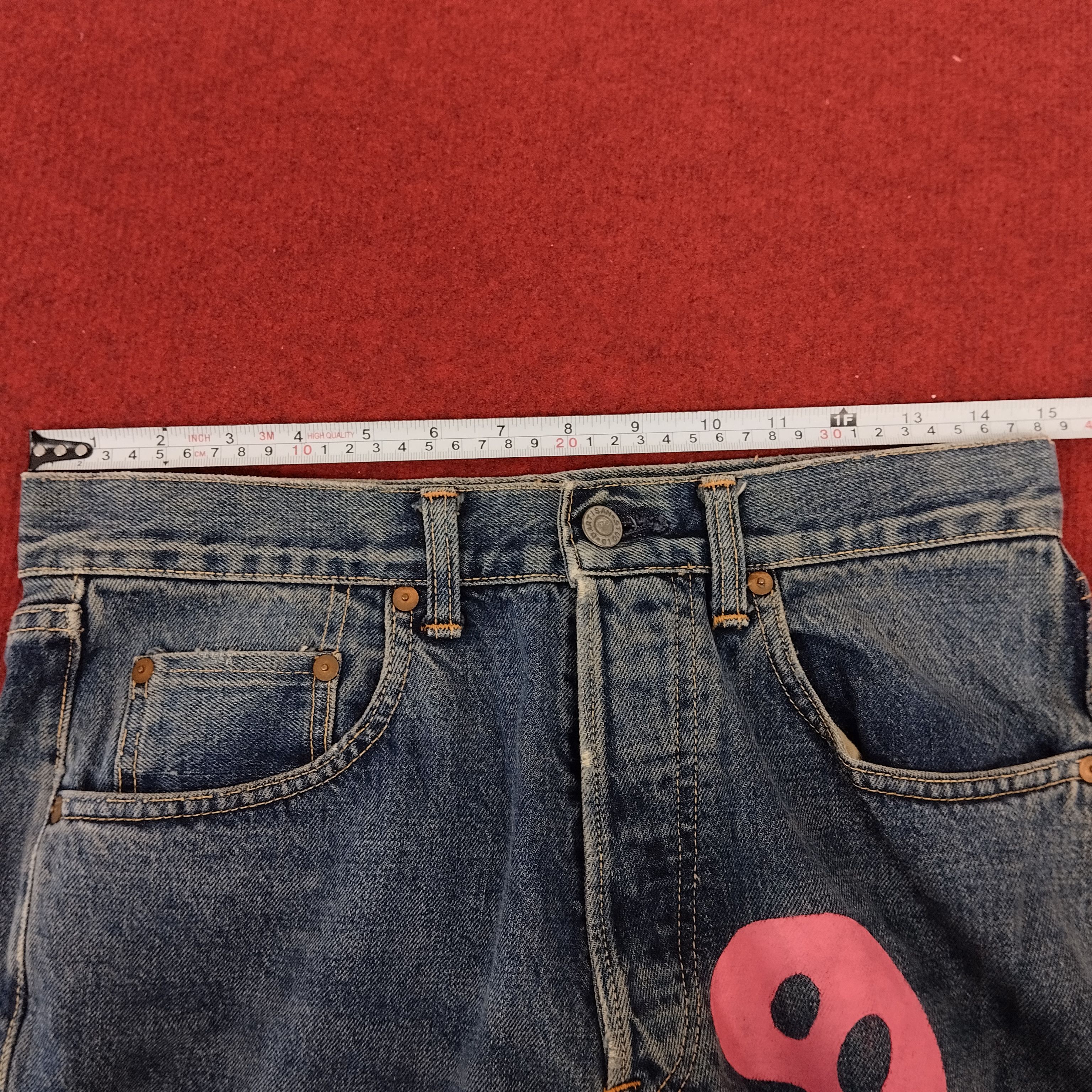 Japanese Brand × Studio D'Artisan × Vintage Studio D'Artisan Brand Custom Pig Nose Design Jeans Size US 30 / EU 46 - 13 Thumbnail