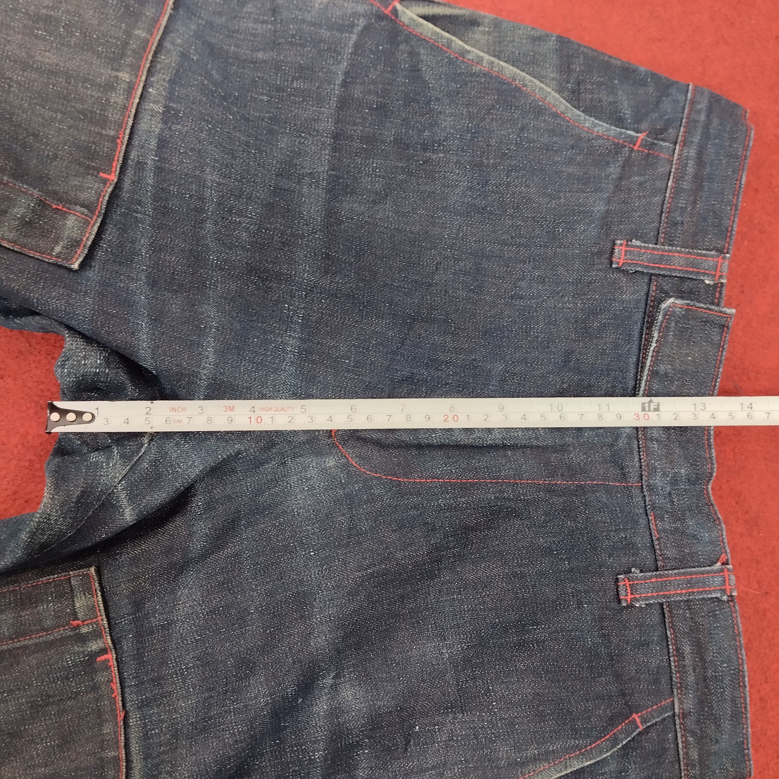 Japanese Brand PPFM Rare Design Streetwear Style Denim Jeans dp1 Size US 30 / EU 46 - 16 Thumbnail