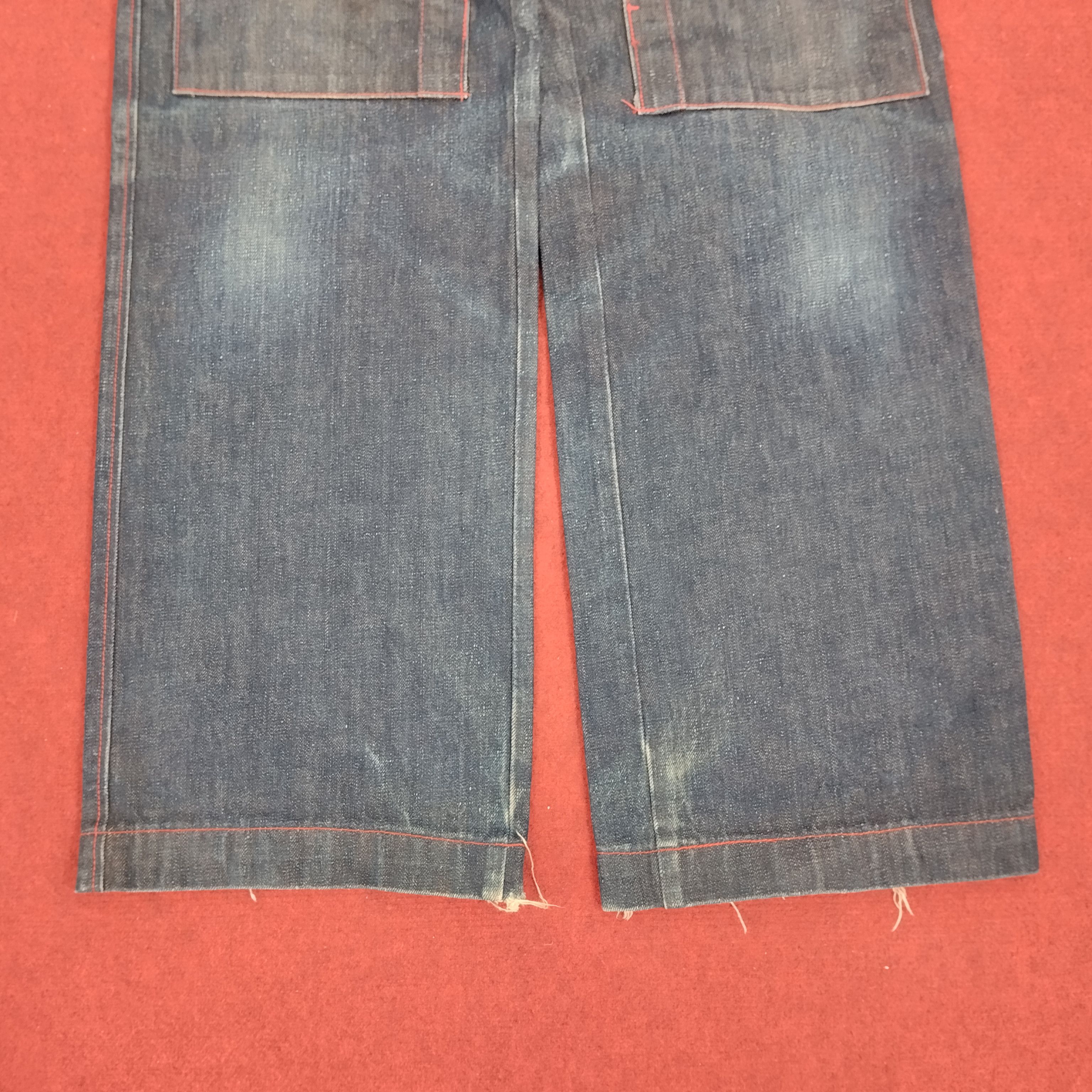 Japanese Brand PPFM Rare Design Streetwear Style Denim Jeans dp1 Size US 30 / EU 46 - 3 Thumbnail