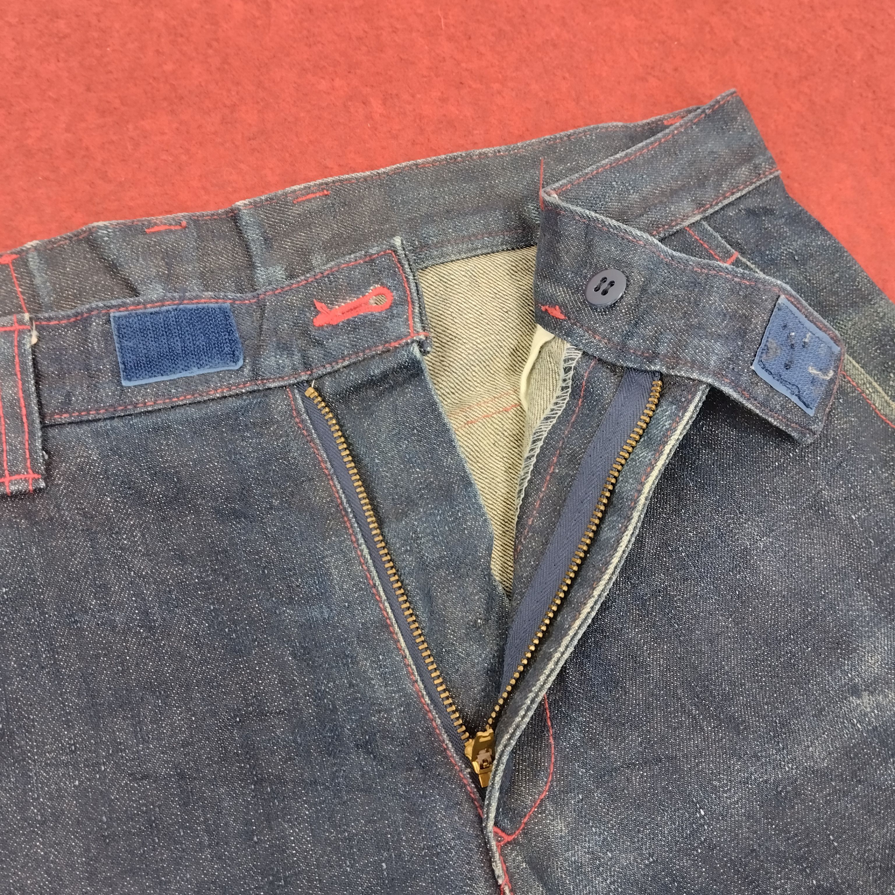 Japanese Brand PPFM Rare Design Streetwear Style Denim Jeans dp1 Size US 30 / EU 46 - 7 Thumbnail