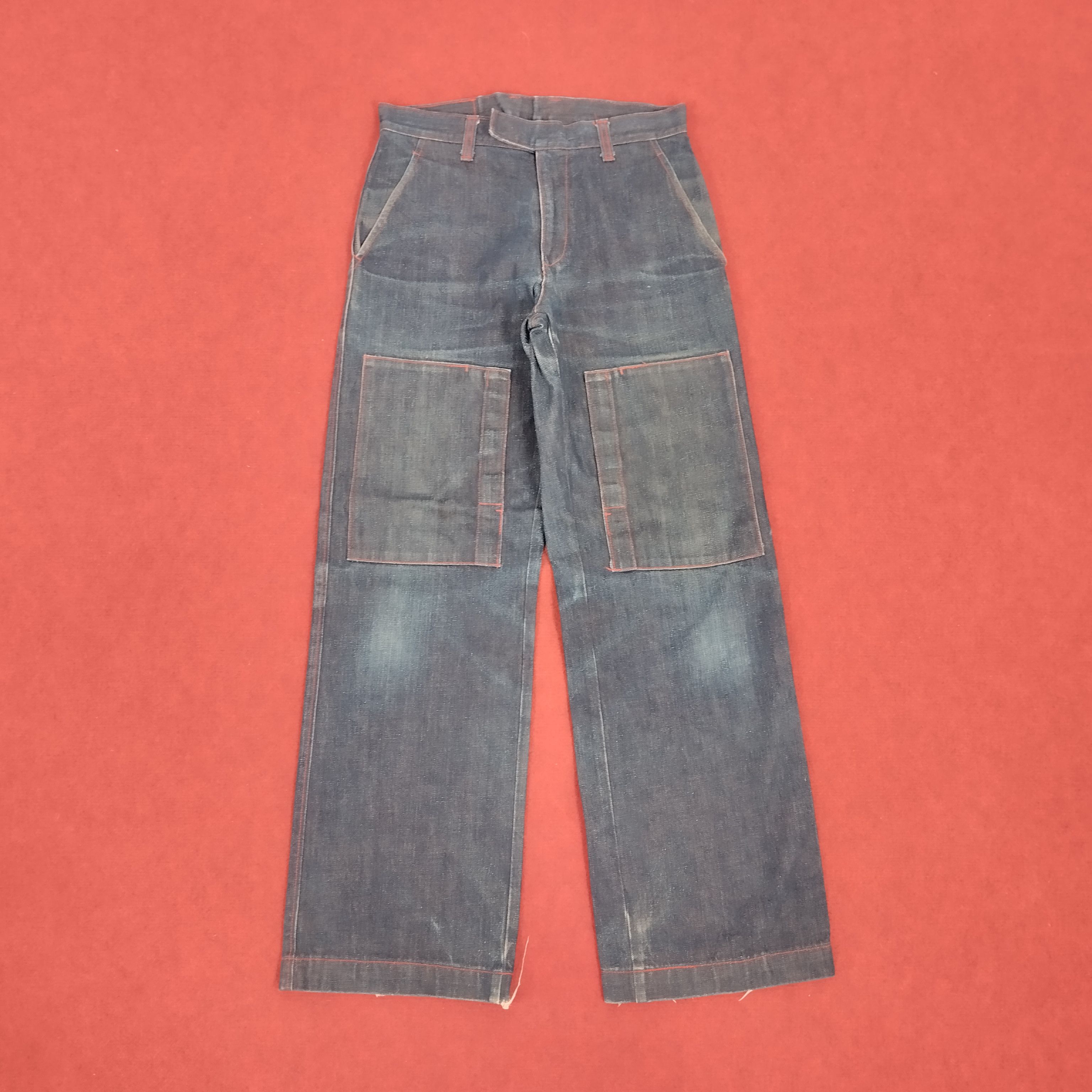 Japanese Brand PPFM Rare Design Streetwear Style Denim Jeans dp1 Size US 30 / EU 46 - 1 Thumbnail