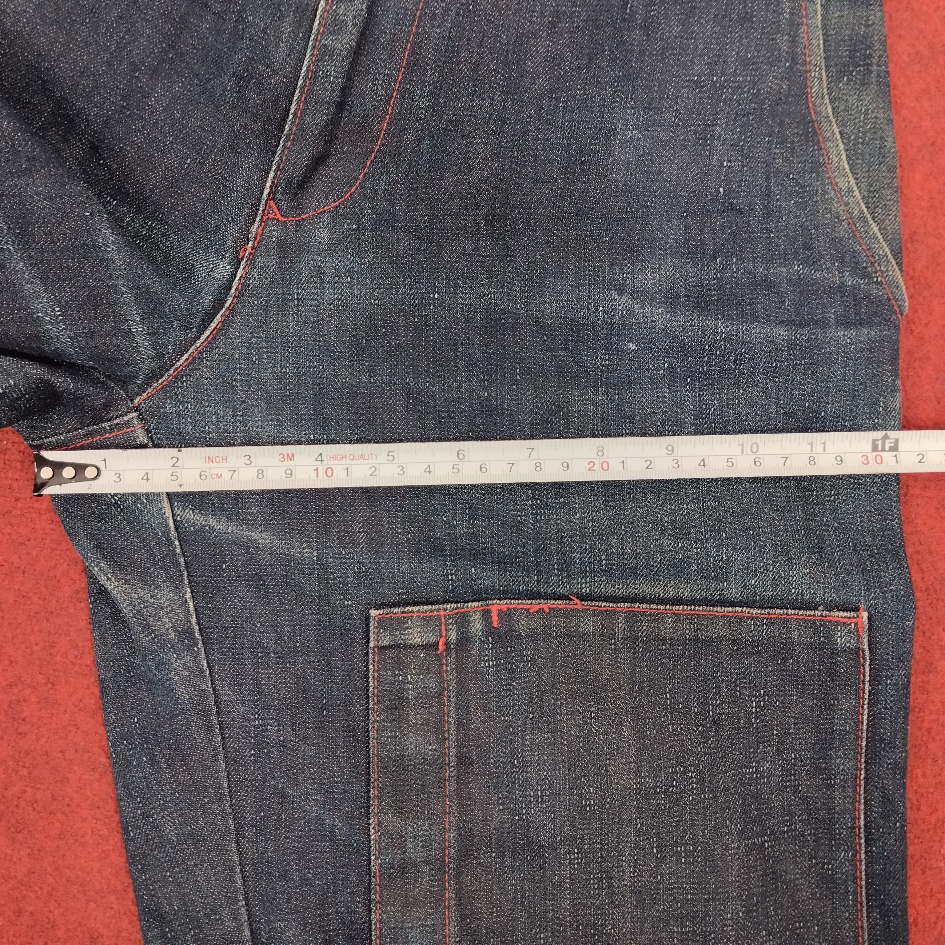 Japanese Brand PPFM Rare Design Streetwear Style Denim Jeans dp1 Size US 30 / EU 46 - 17 Thumbnail