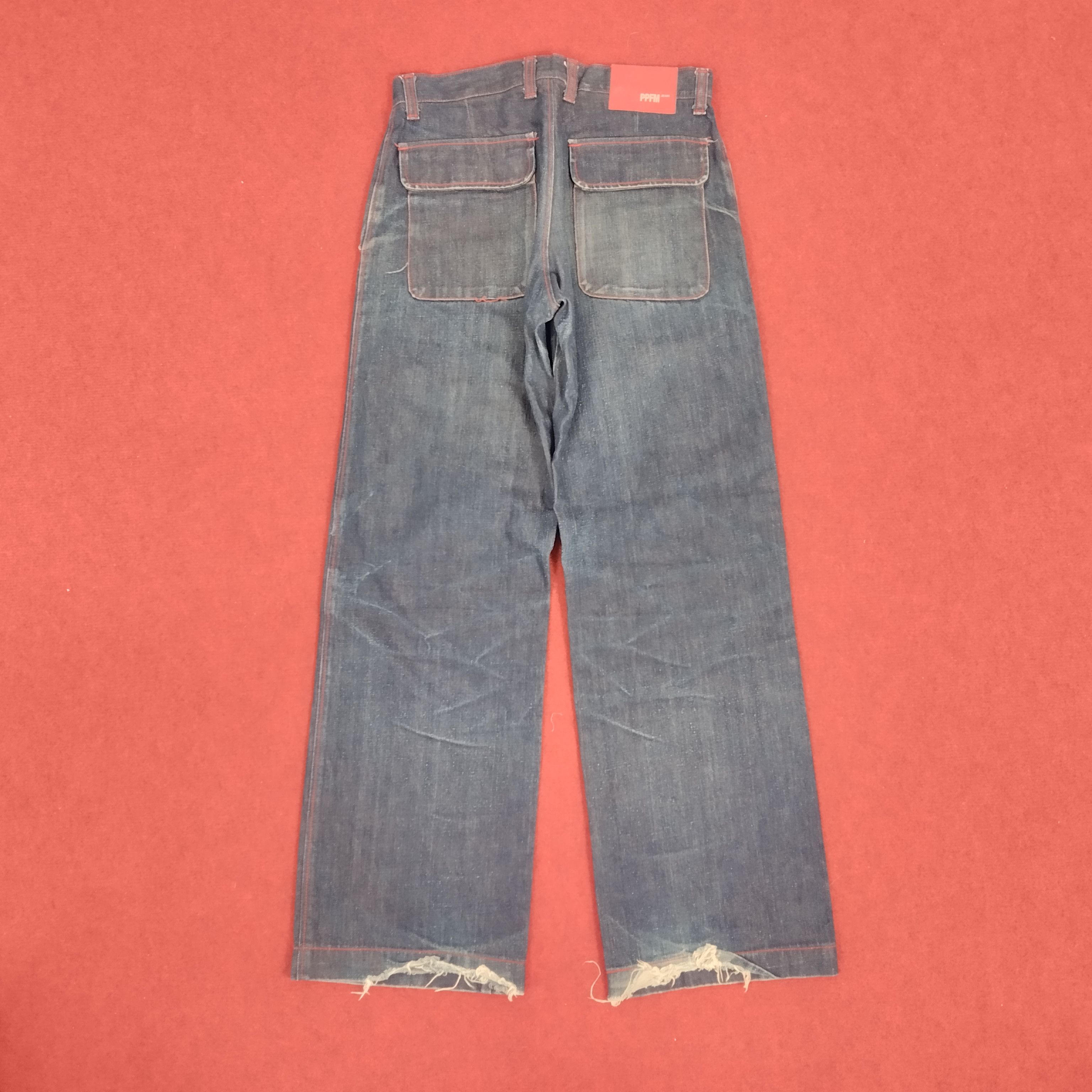 Japanese Brand PPFM Rare Design Streetwear Style Denim Jeans dp1 Size US 30 / EU 46 - 4 Thumbnail