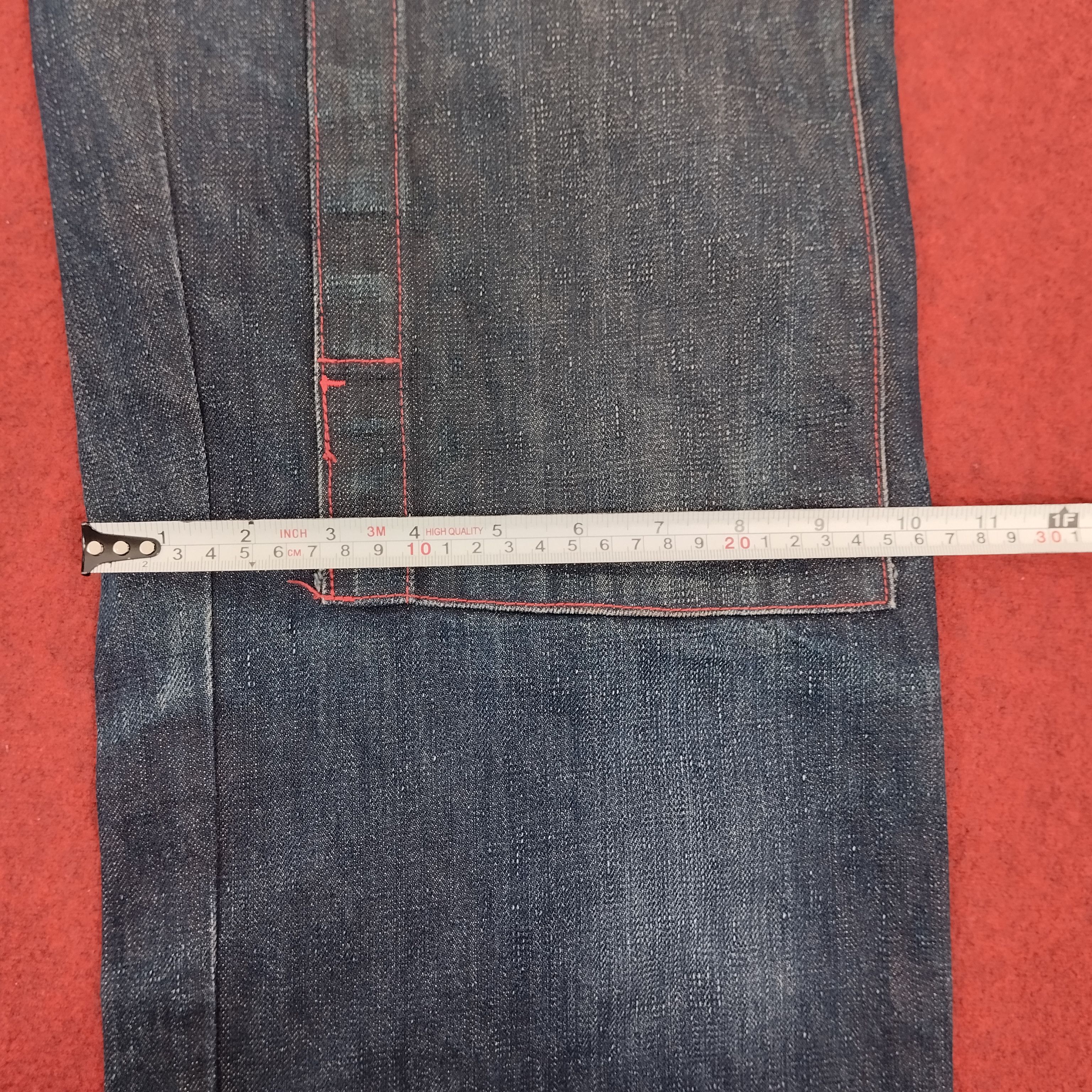 Japanese Brand PPFM Rare Design Streetwear Style Denim Jeans dp1 Size US 30 / EU 46 - 18 Thumbnail