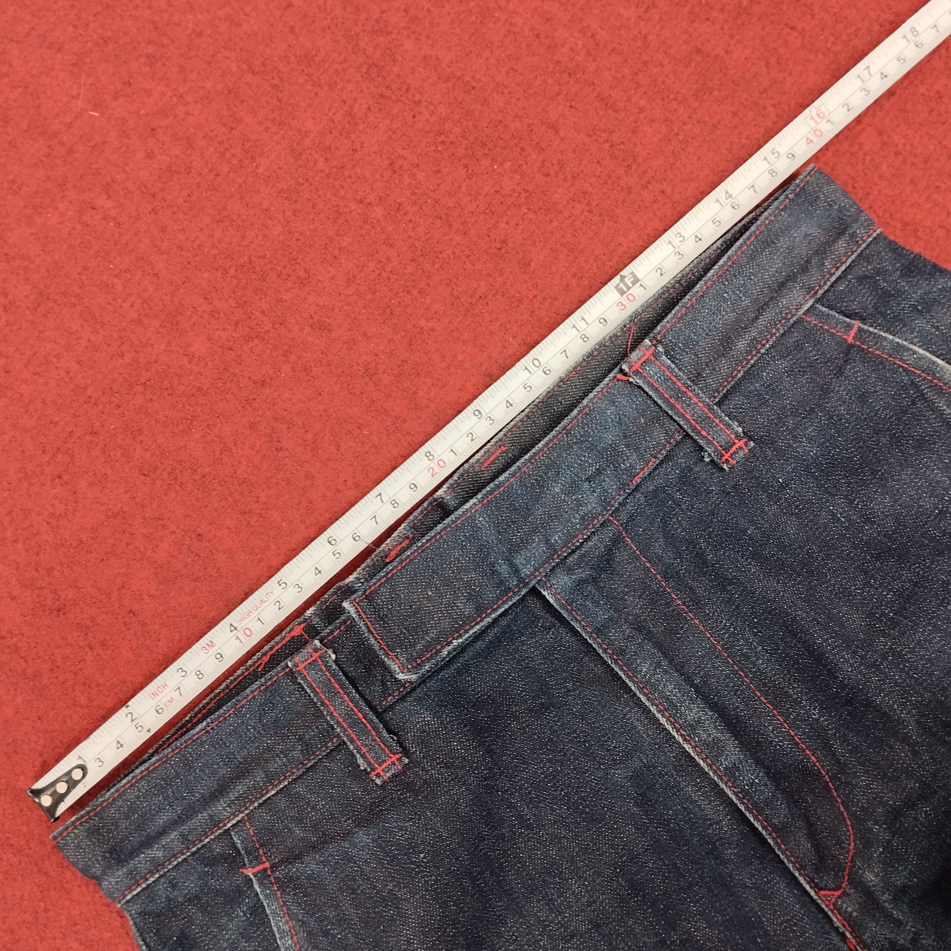 Japanese Brand PPFM Rare Design Streetwear Style Denim Jeans dp1 Size US 30 / EU 46 - 15 Thumbnail