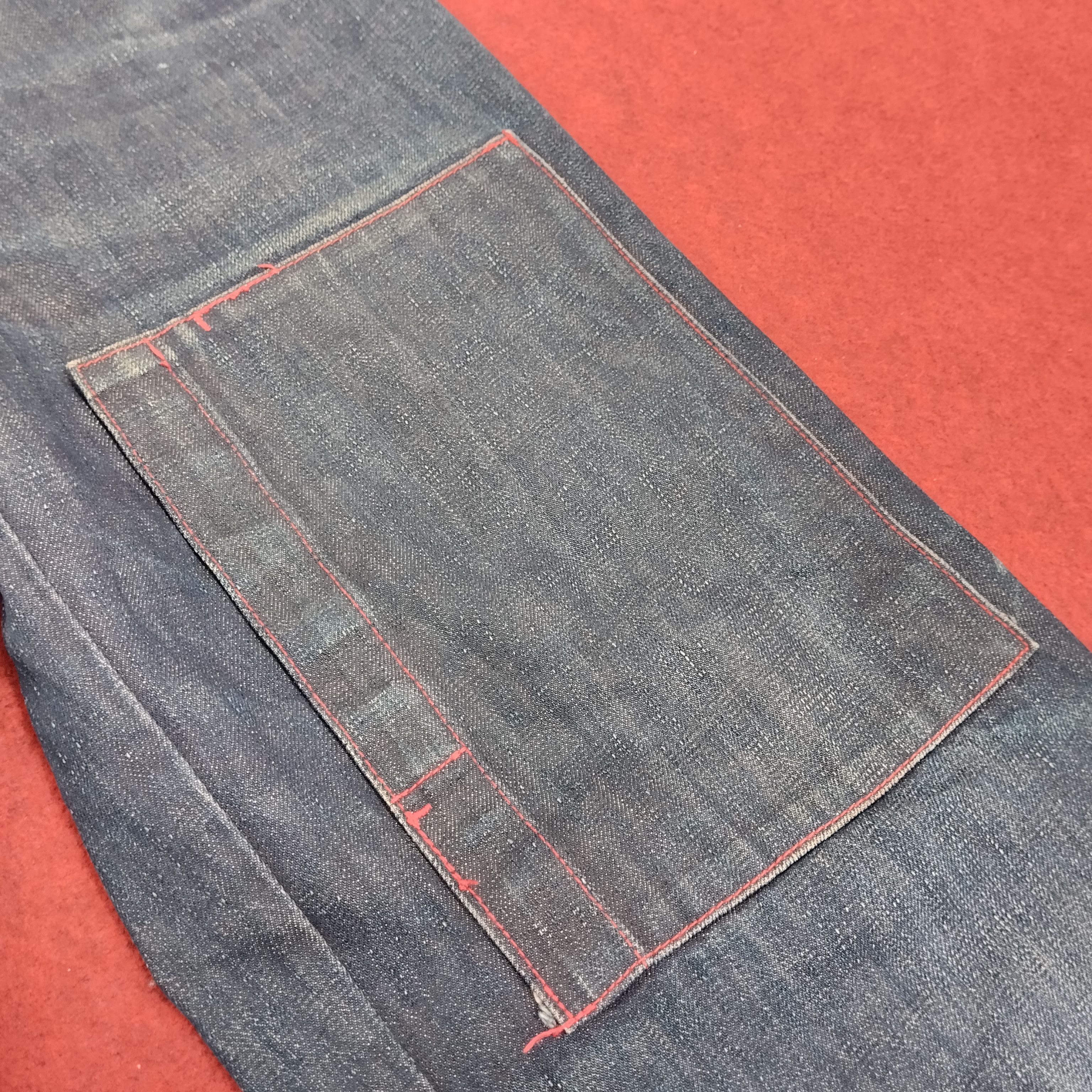 Japanese Brand PPFM Rare Design Streetwear Style Denim Jeans dp1 Size US 30 / EU 46 - 12 Thumbnail