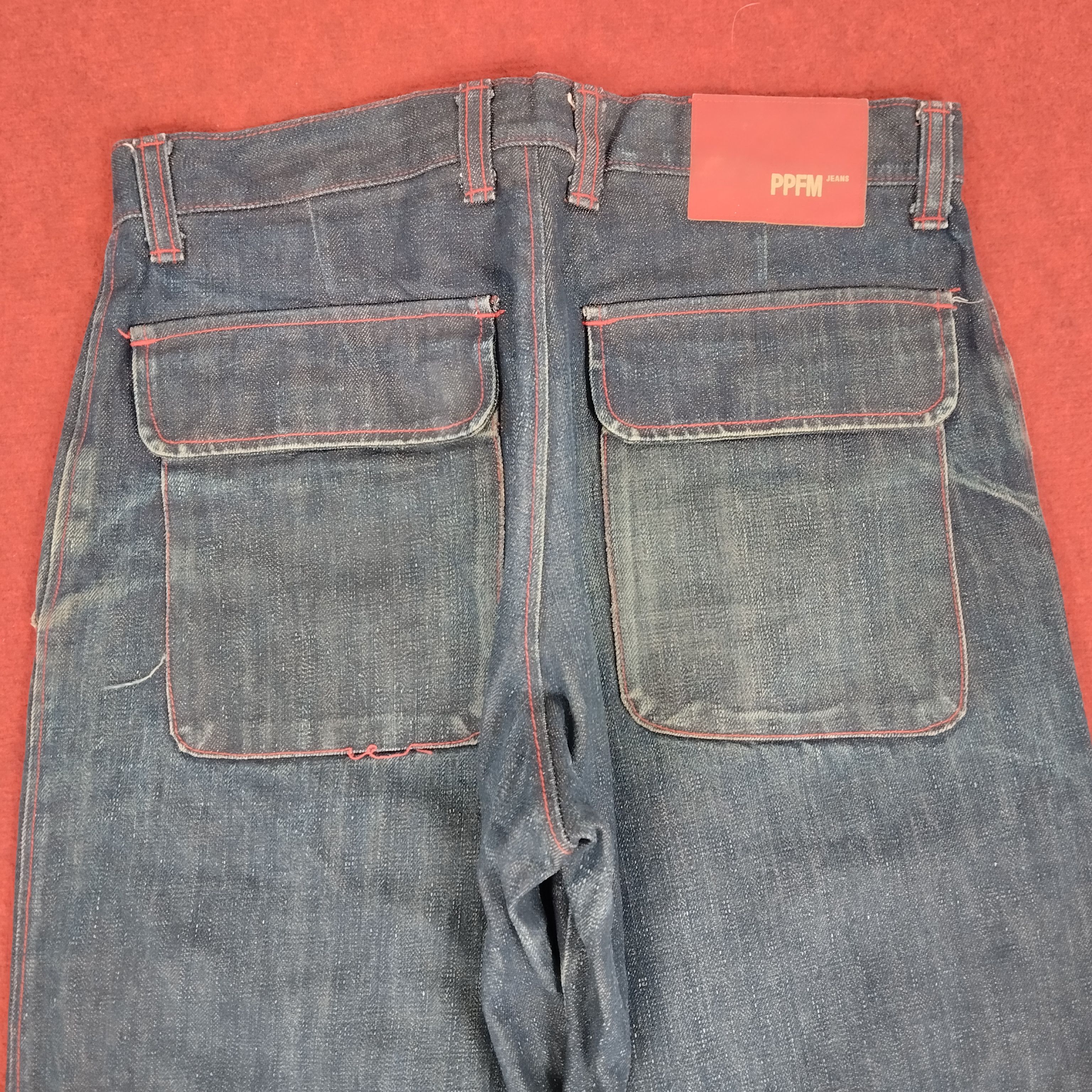 Japanese Brand PPFM Rare Design Streetwear Style Denim Jeans dp1 Size US 30 / EU 46 - 5 Thumbnail
