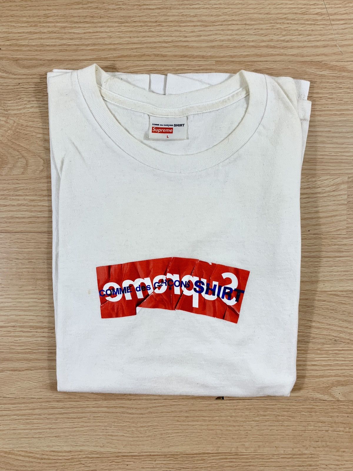 Comme des Garcons Supreme X CDG 2017 Box Logo Size US L / EU 52-54 / 3 - 1 Thumbnail