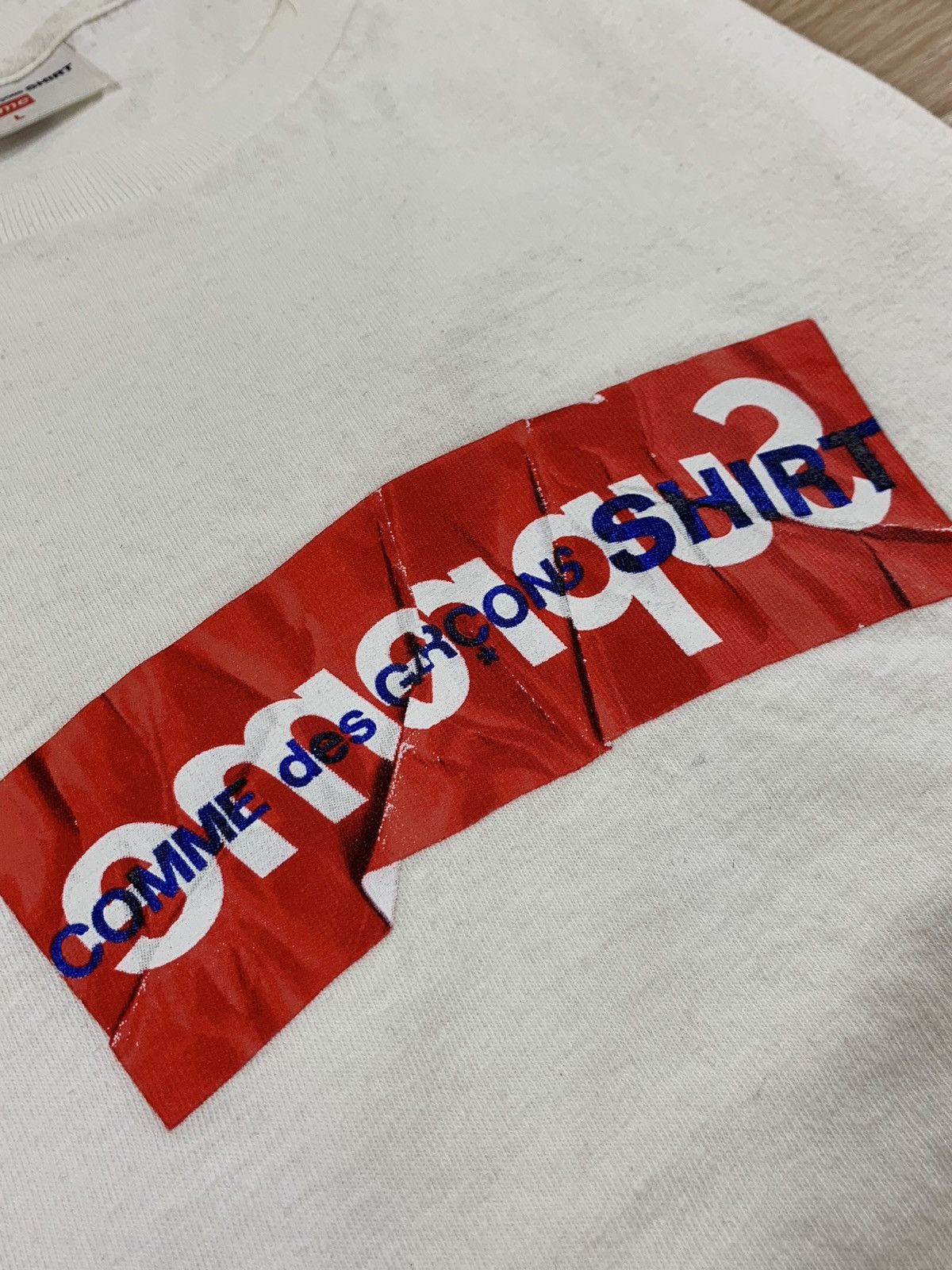 Comme des Garcons Supreme X CDG 2017 Box Logo Size US L / EU 52-54 / 3 - 3 Thumbnail