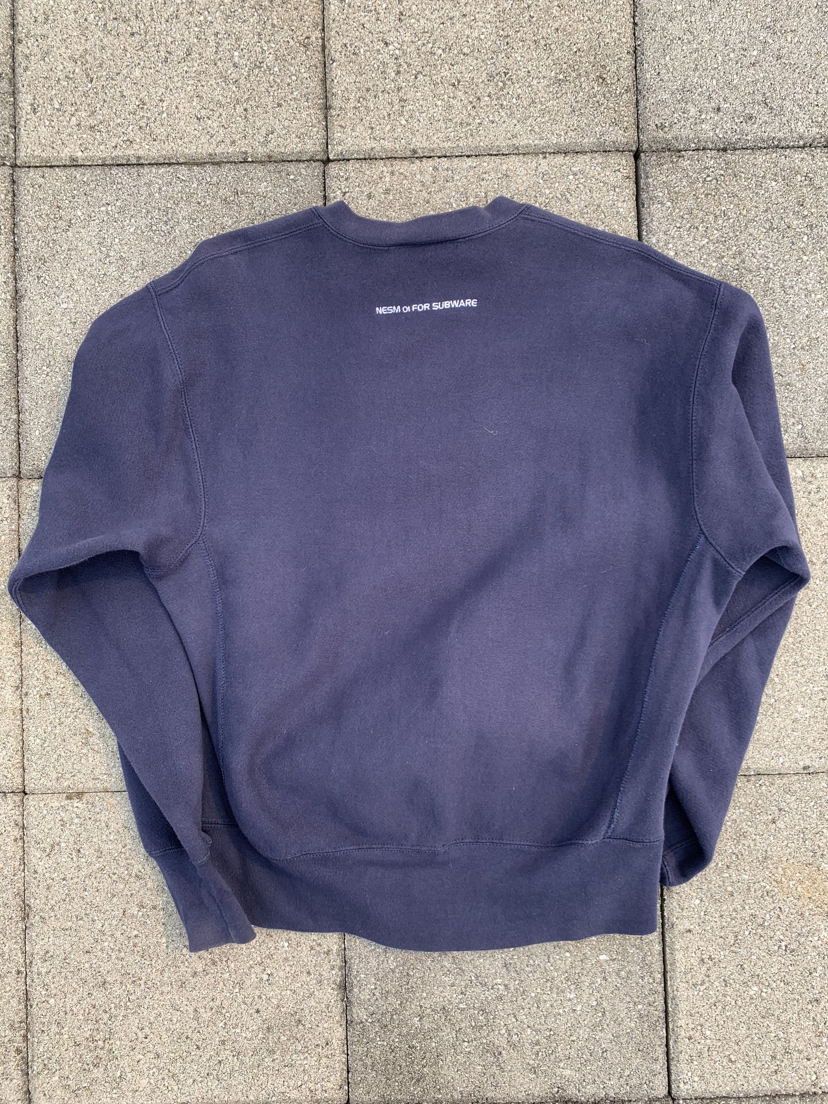 Subware Subware Nesm gun embroidered crewneck stash futura 2000 Size US M / EU 48-50 / 2 - 4 Thumbnail
