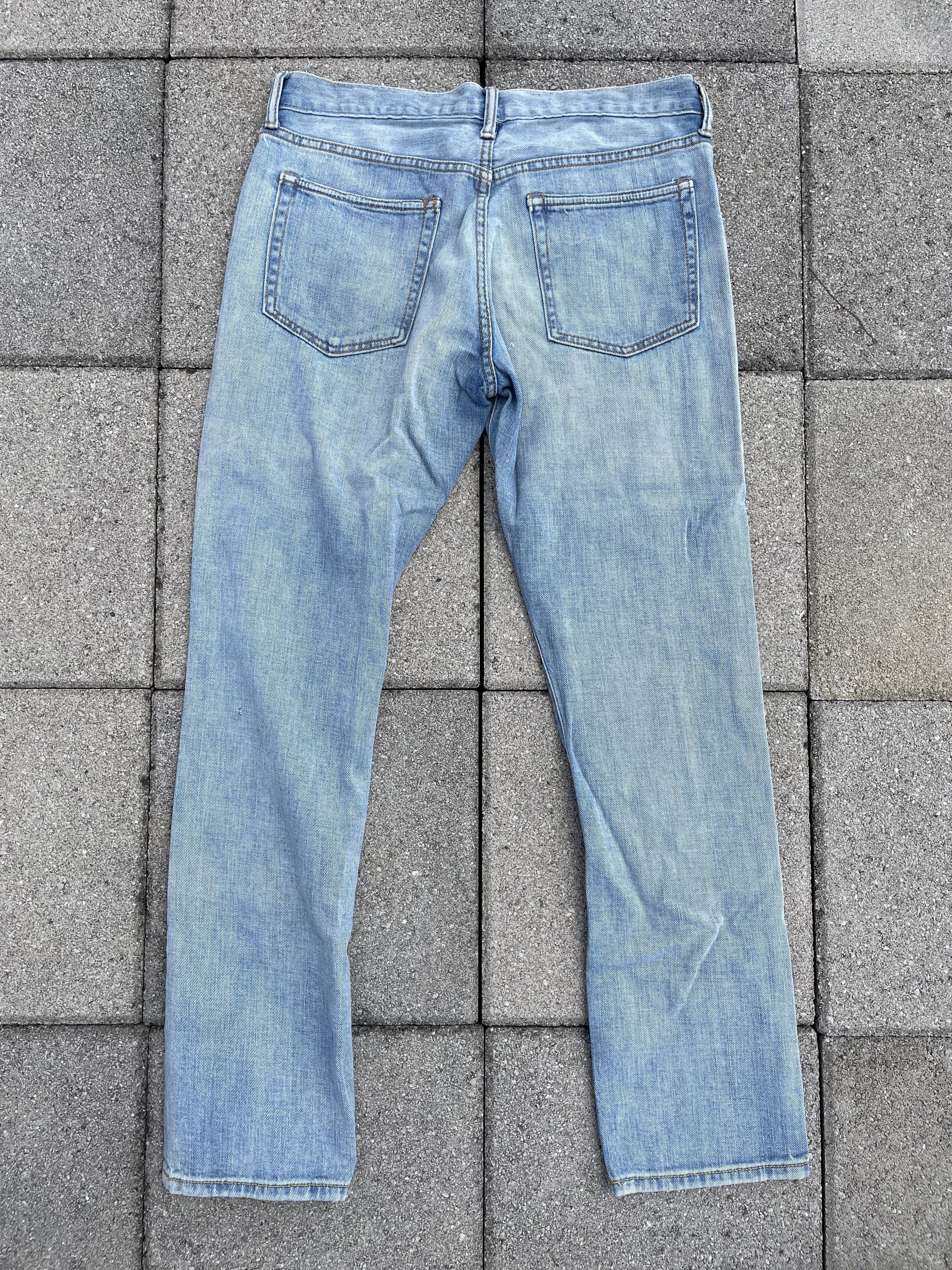 Gap Paint Splatter slim leg stonewash custom patch denim Gap Size US 30 / EU 46 - 4 Thumbnail