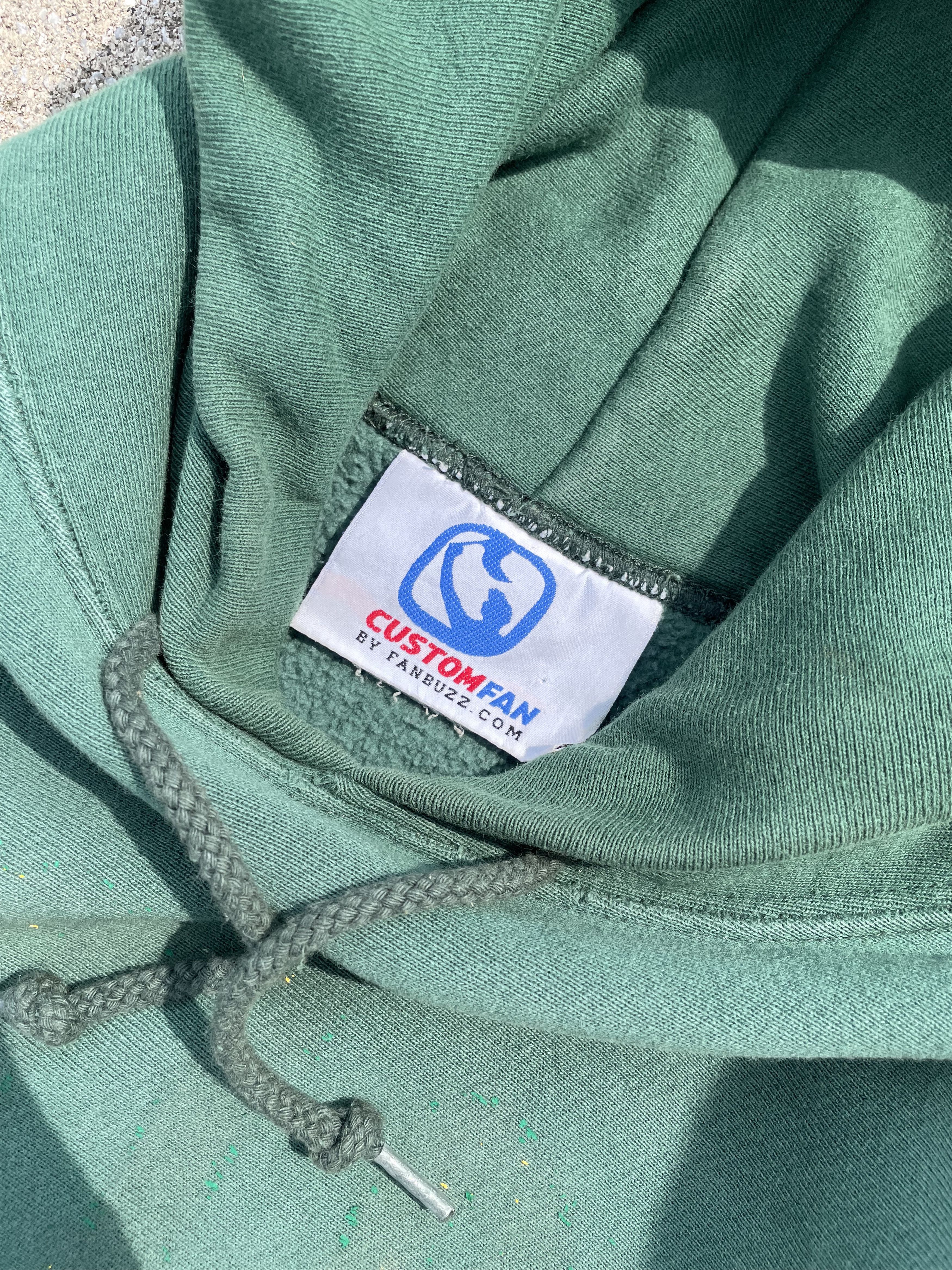 Other Sun faded blank Green College hoodie thrashed distressed Size US M / EU 48-50 / 2 - 5 Thumbnail