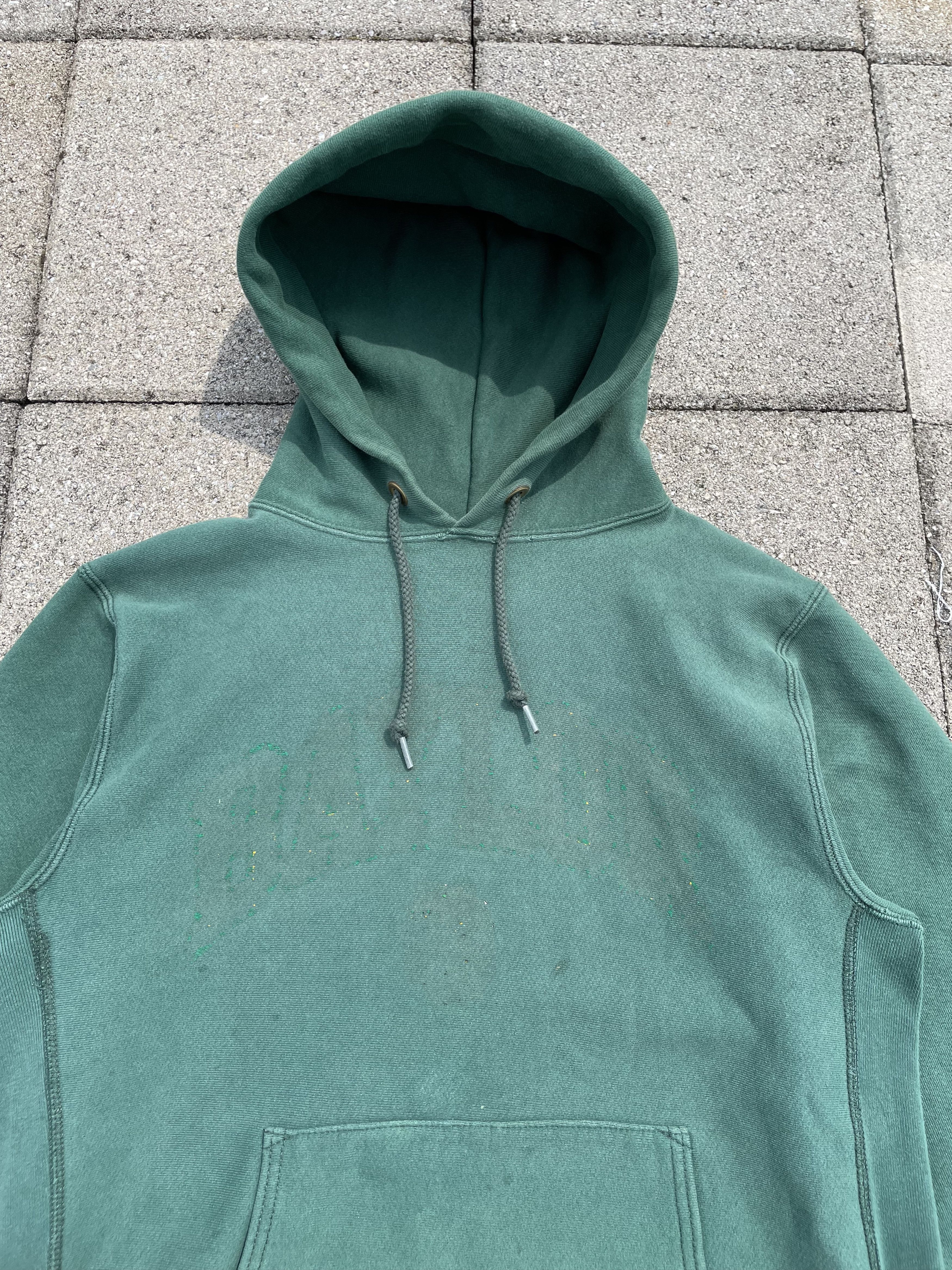 Other Sun faded blank Green College hoodie thrashed distressed Size US M / EU 48-50 / 2 - 2 Thumbnail