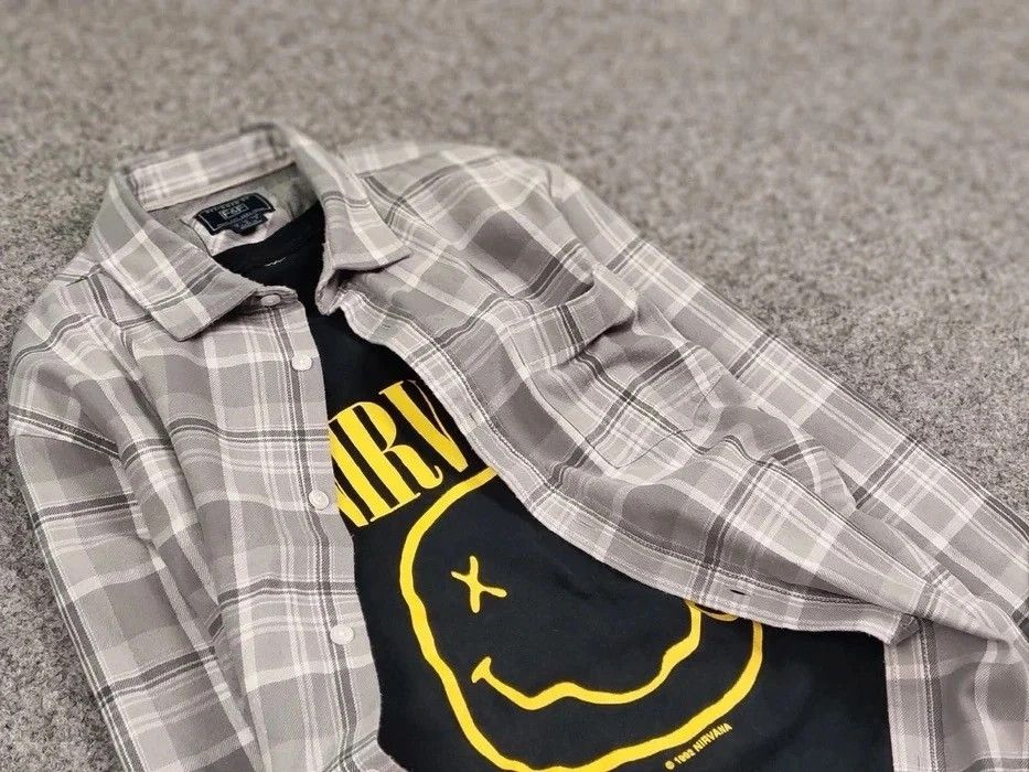 Flannel Vintage Flannel Shirt Travis Scott Style Size US M / EU 48-50 / 2 - 6 Thumbnail