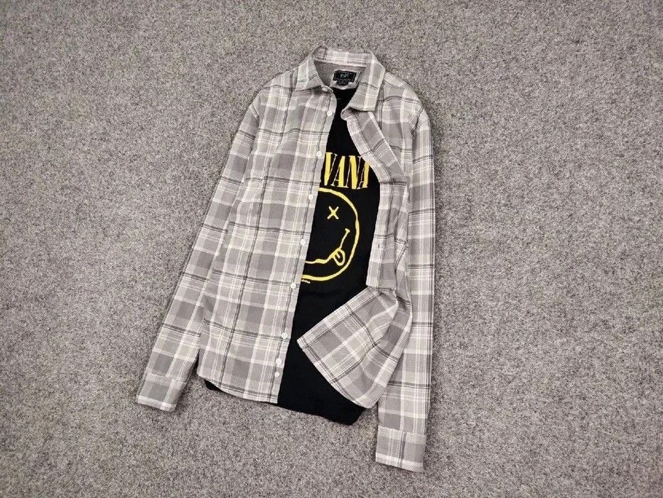Flannel Vintage Flannel Shirt Travis Scott Style Size US M / EU 48-50 / 2 - 3 Thumbnail