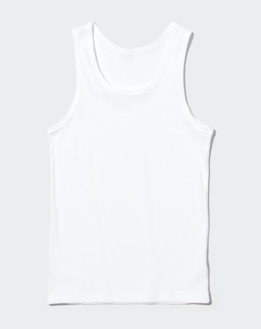 Uniqlo Rib Knit fitted mens tank top Sleeveless tee shirt black Size US S / EU 44-46 / 1 - 1 Thumbnail