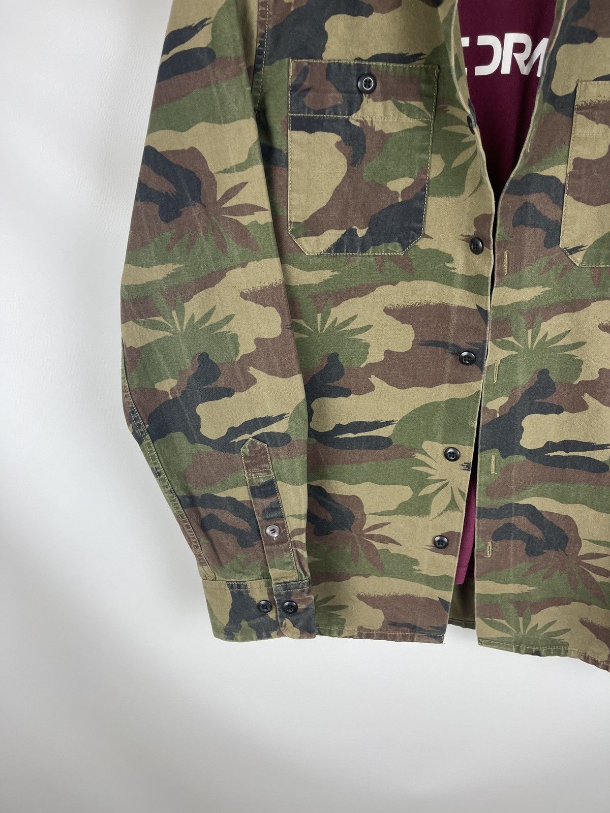 Vans Vans camouflage camo long sleeve shirt overshirt jacket Size US S / EU 44-46 / 1 - 3 Thumbnail